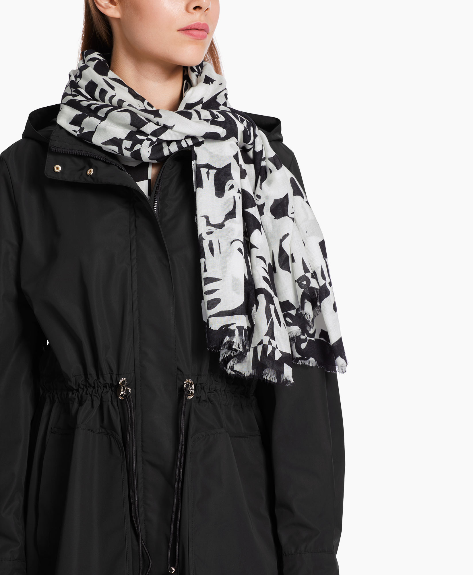 Marccain Collectie Shawl Wc B4.07 Z15 Print + 2 Kleurig