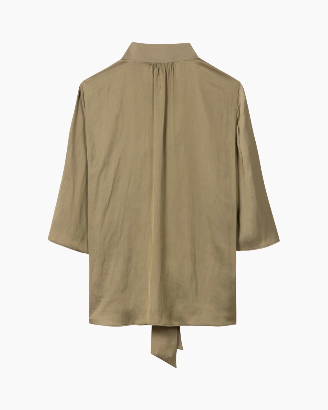 top, blouse, tuniek, beige, lange mouwen