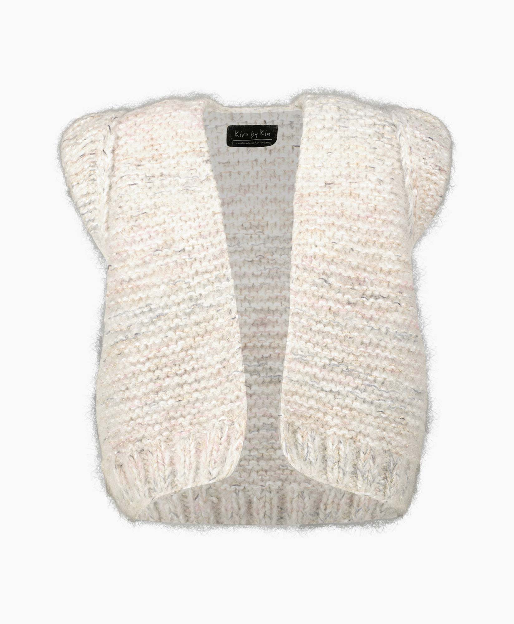 Kiro By Kim Vest Kiro Gilet Cotton Lurex Pink