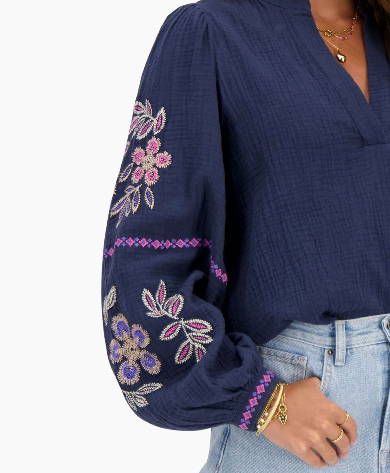 Top Mj09835 Blauw