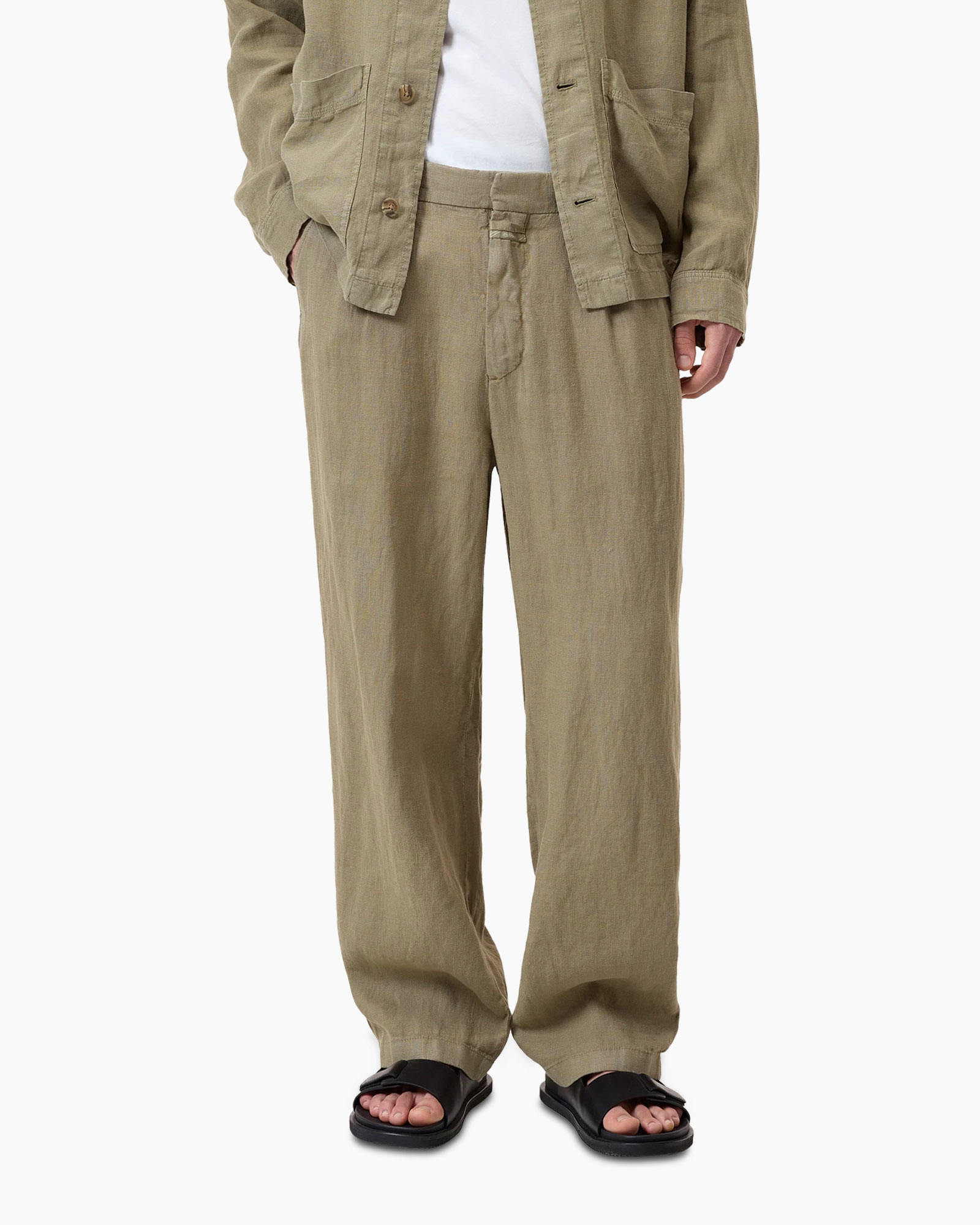 Pantalon Bloomberg Wide Groen