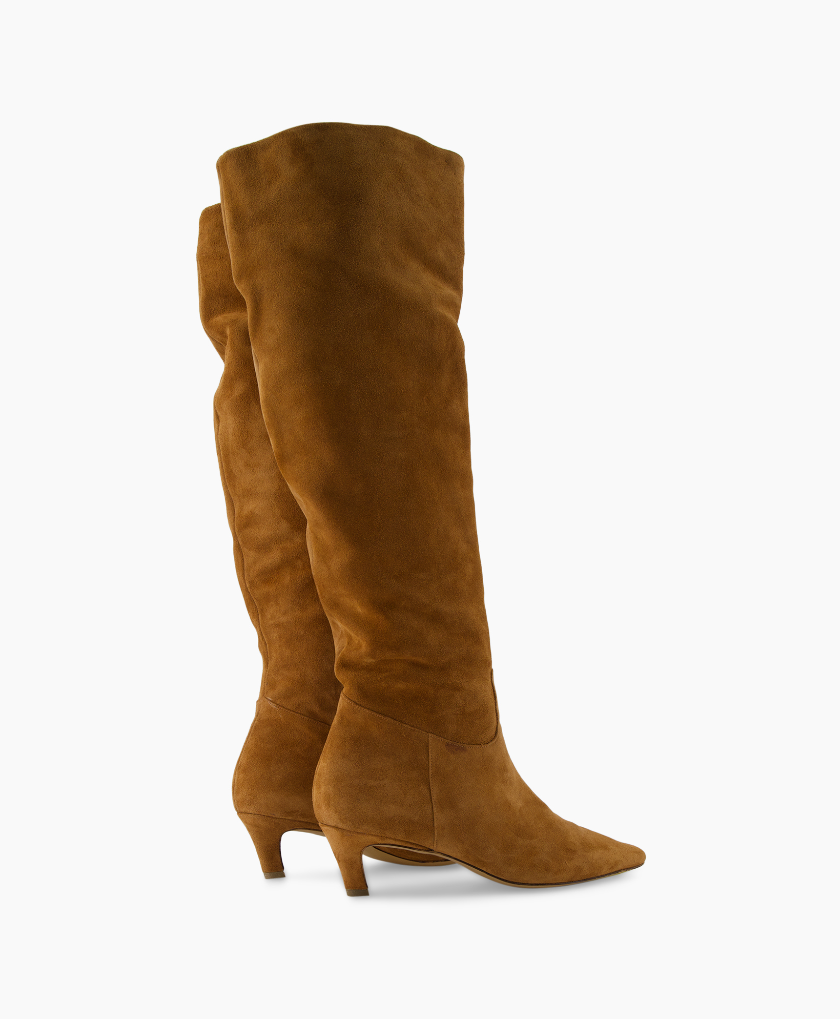 Lange Laars Suede Leather Bruin