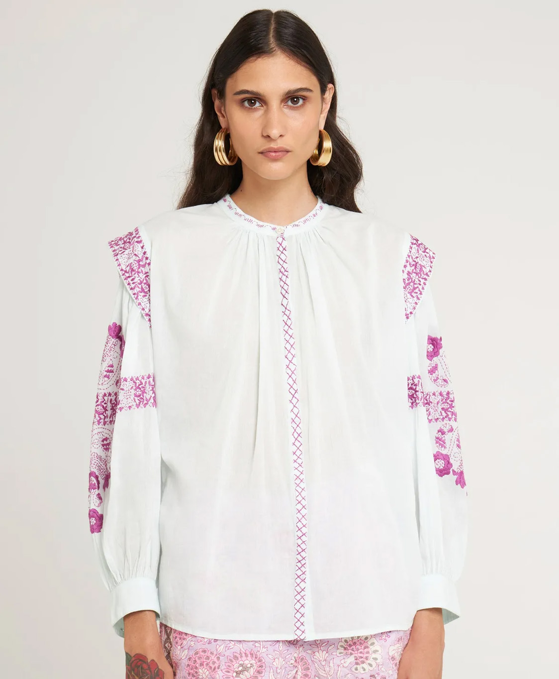 Antik Batik Blouse Alani1blouse Blauw
