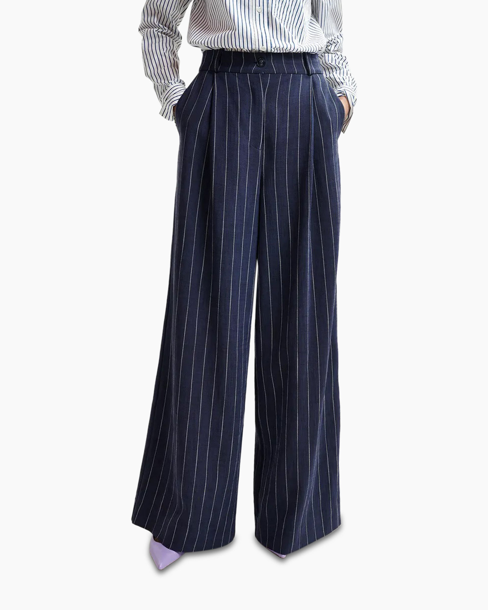 Broek Hotel Donker Blauw