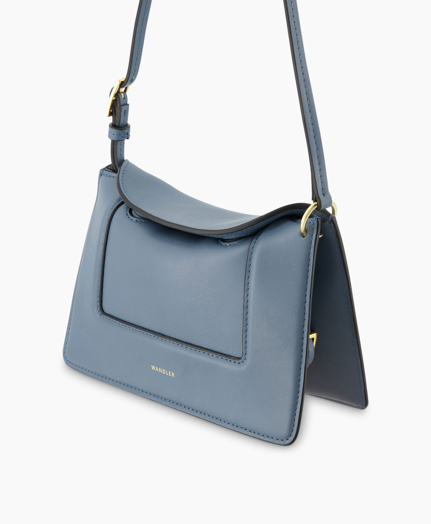 Wandler Crossbody Tas Penelope Micro Blauw