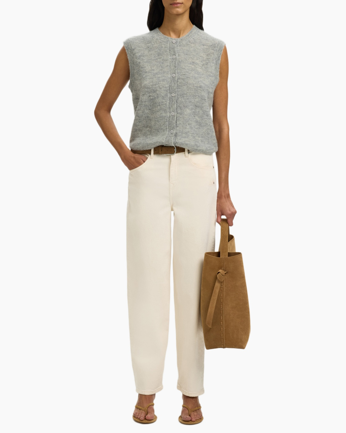 Linen, Pants, Handbag, Person, Woman