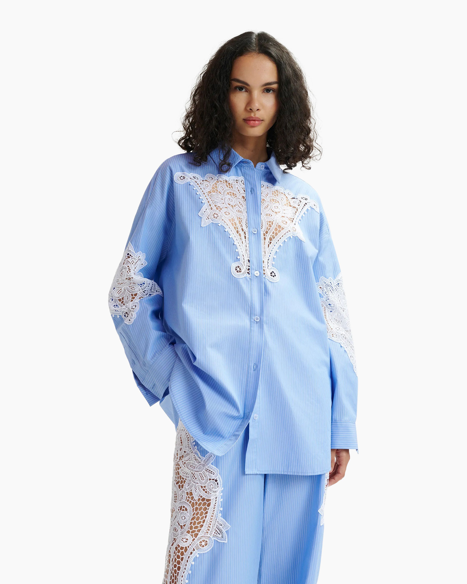 Blouse Hoofd Aqua