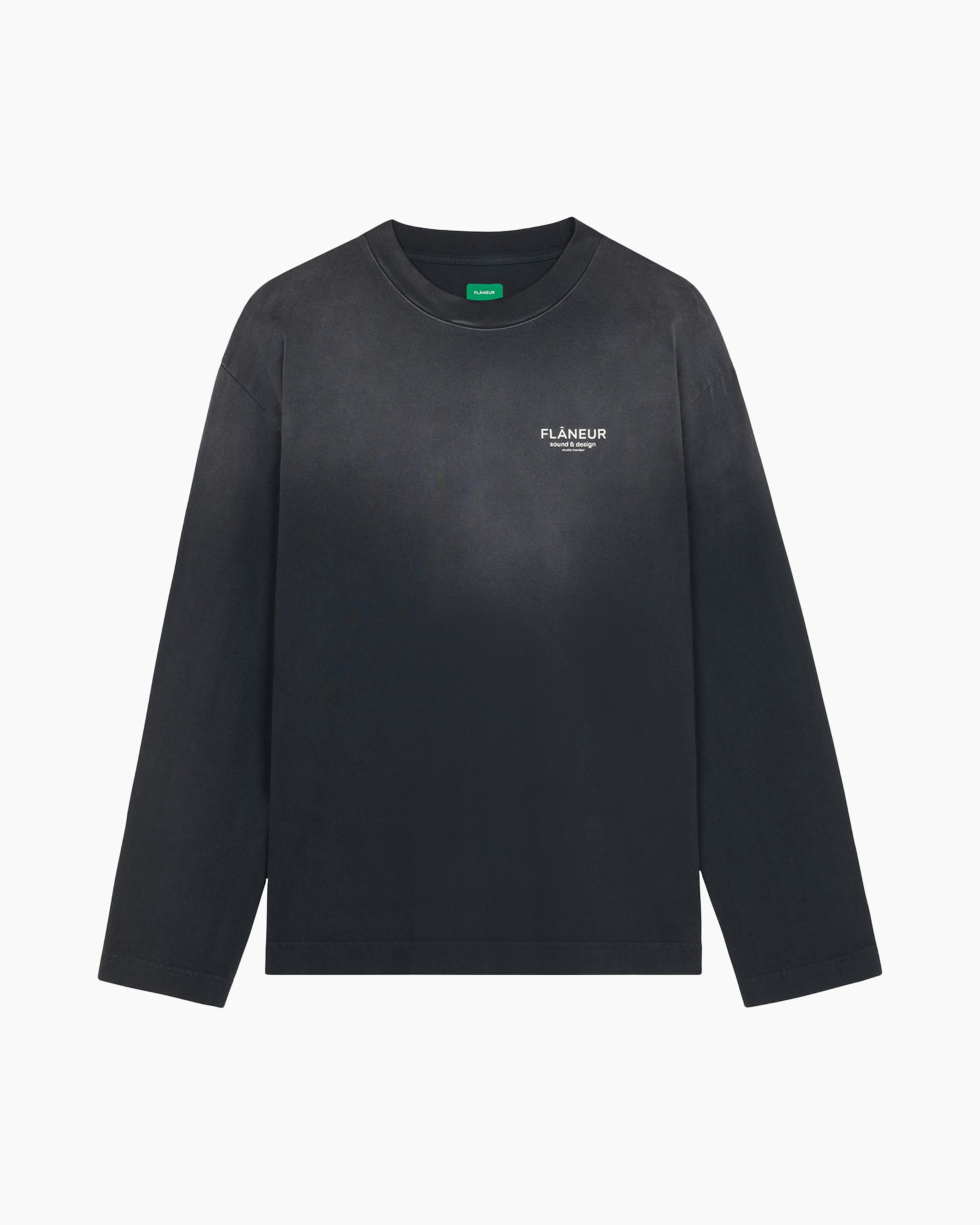 longsleeve, gradient, black, logo, unisex