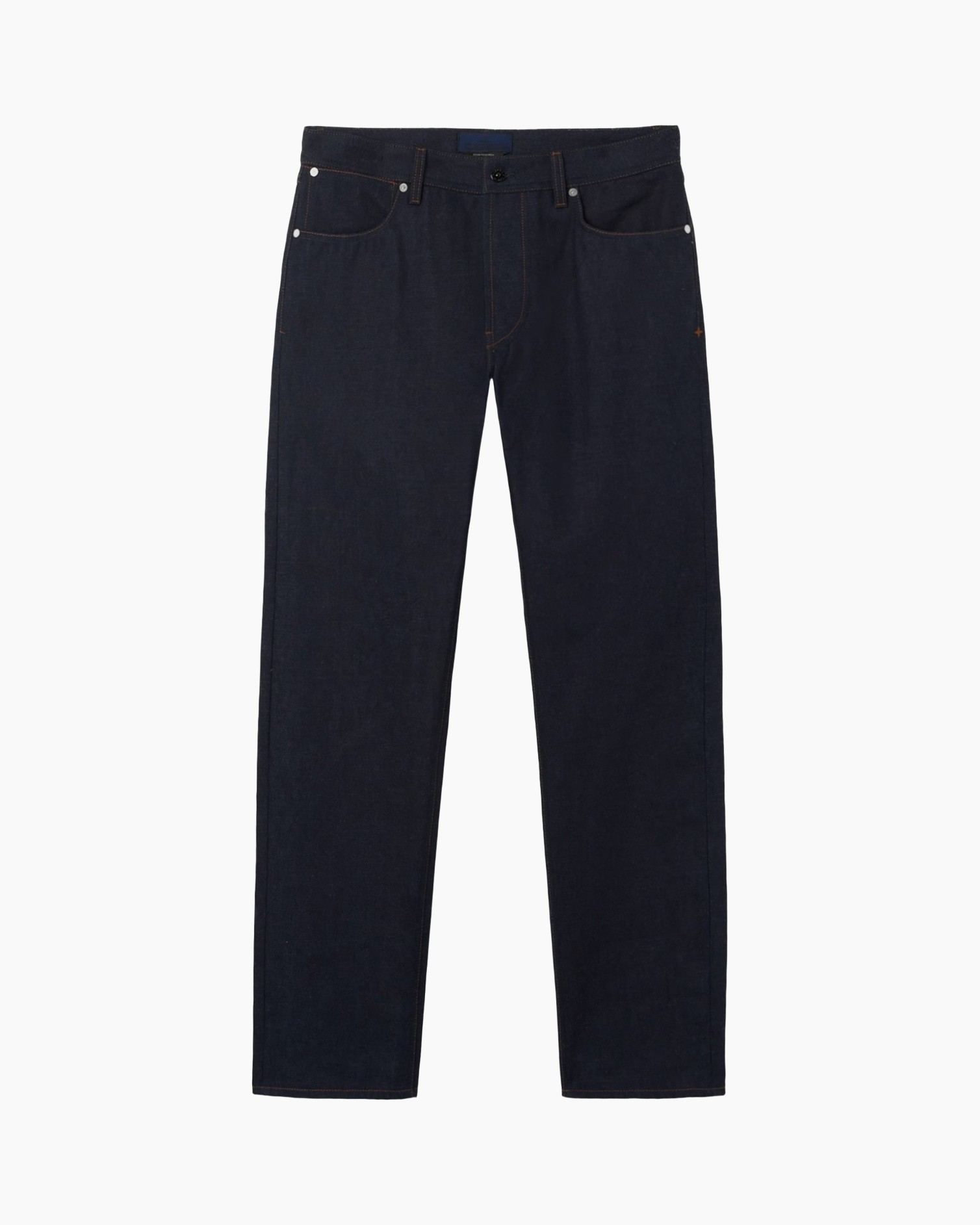 broek, jogging? no, denim, donkerwas, recht model