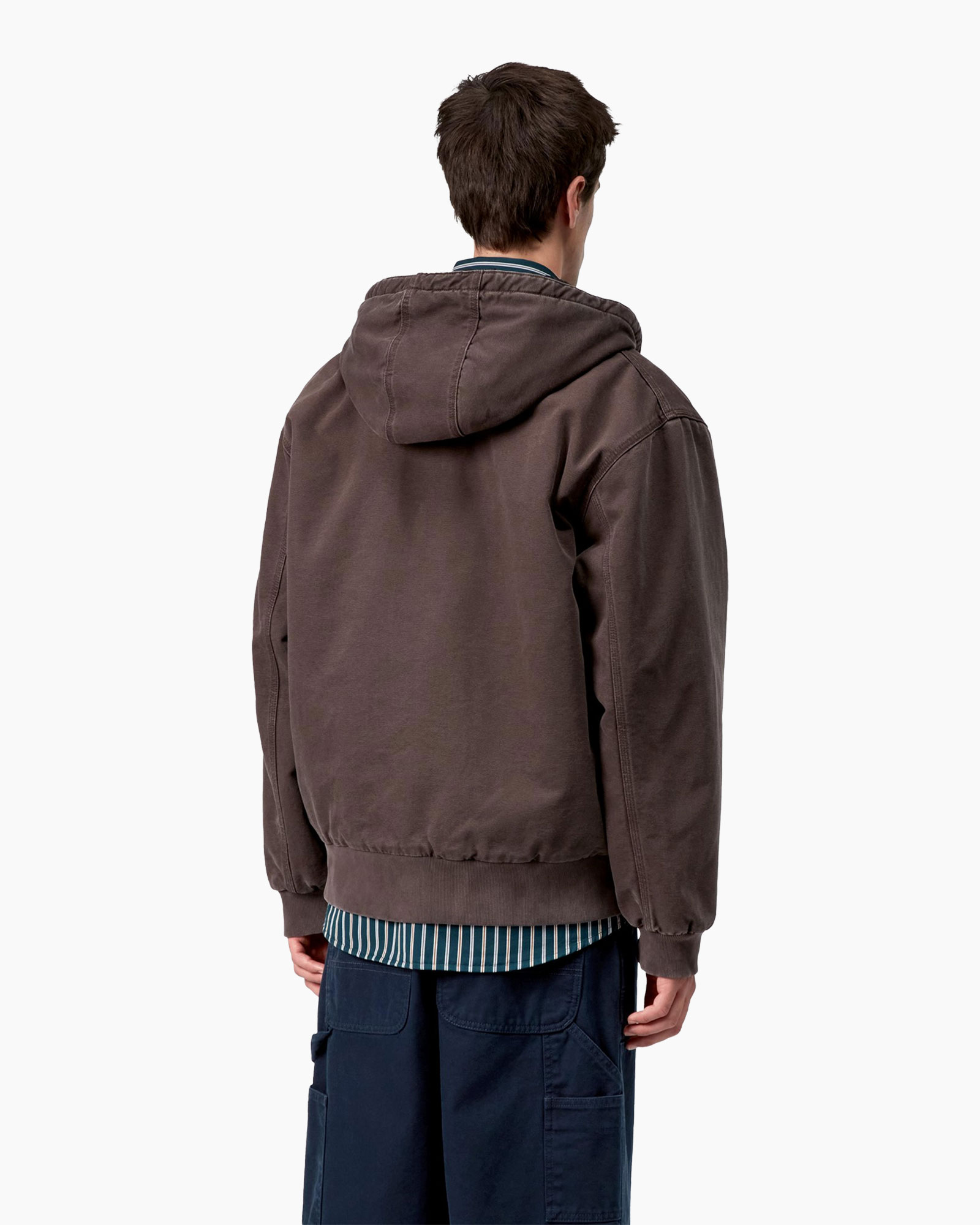 hoodie, rits, pullover, zak, bruin