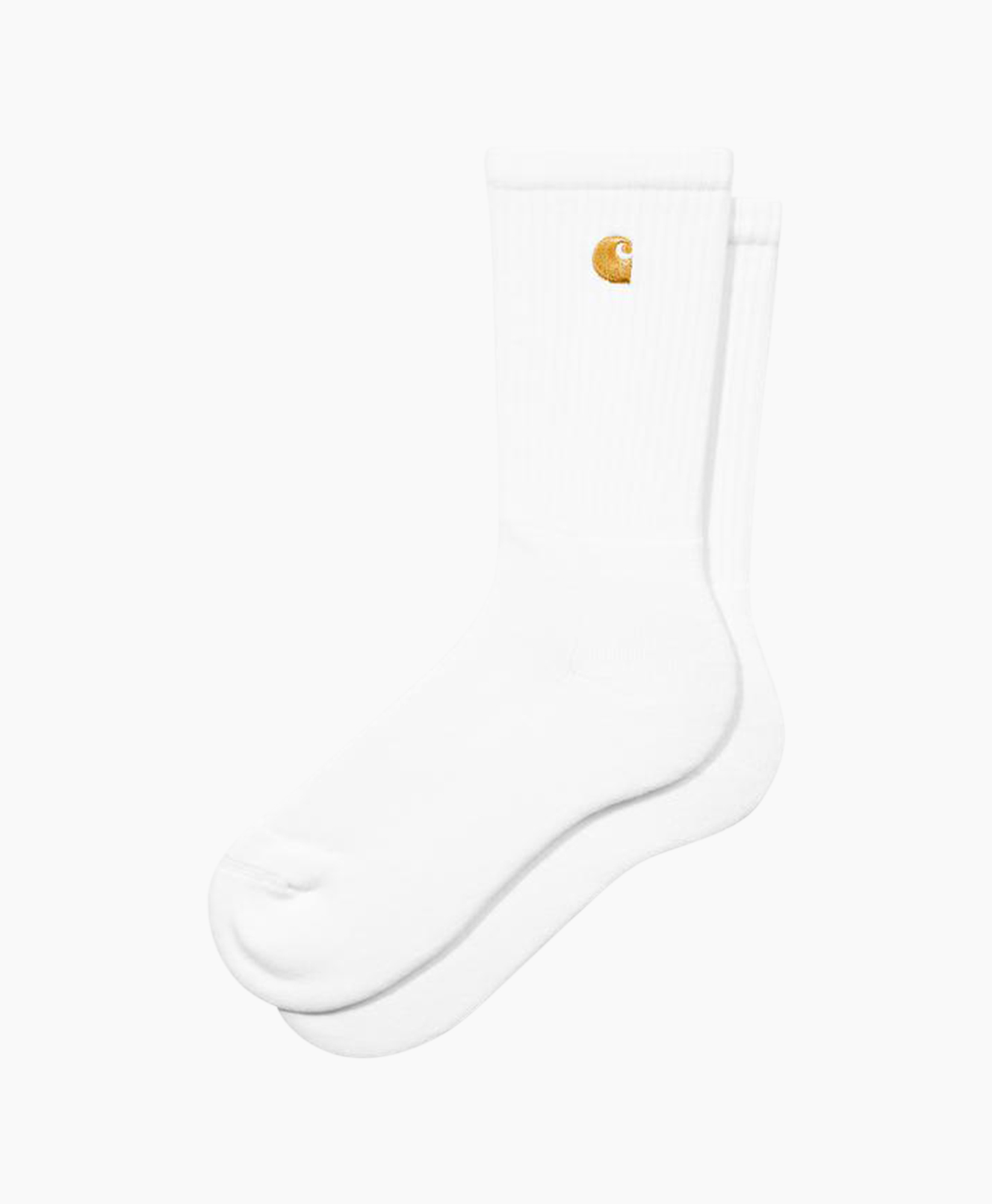 sokken, enkellaags, wit, geribbed, logo