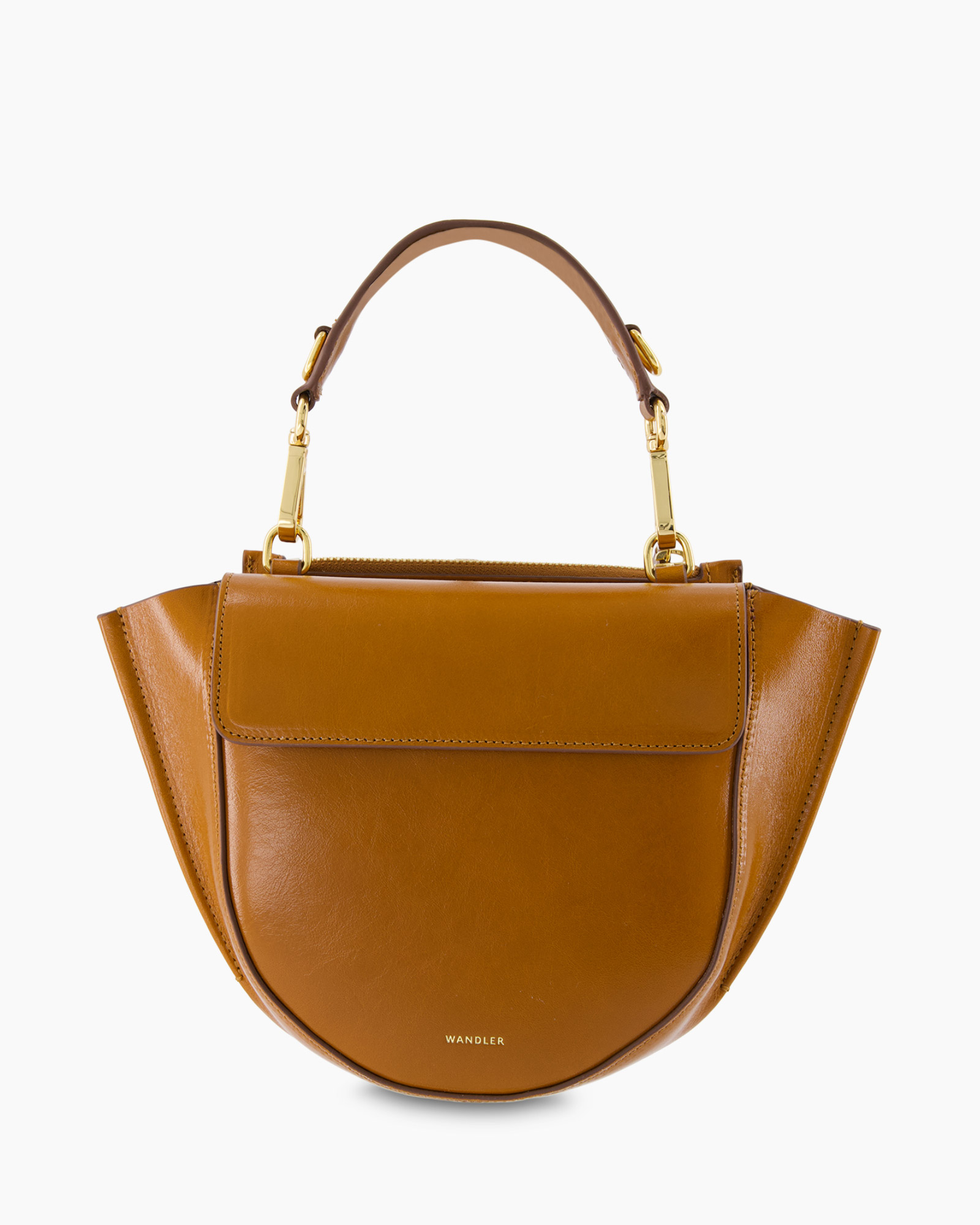 Crossbody Tas Hortensia Mini Eyelets Bruin
