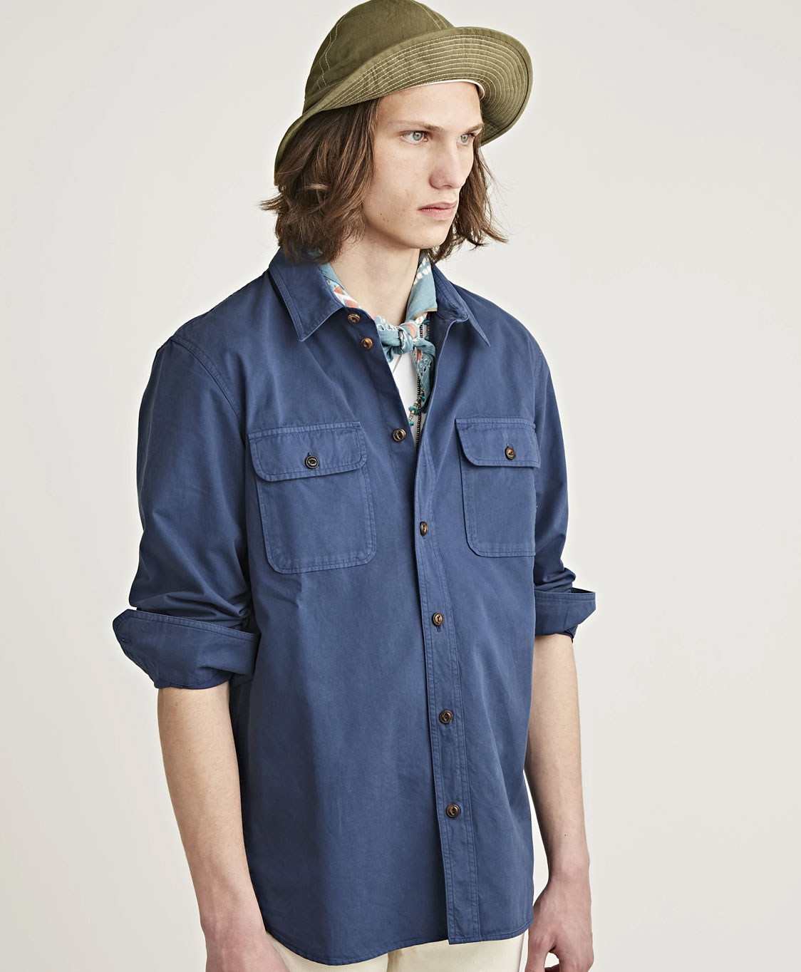 Tenue. Overhemd Greg Blauw