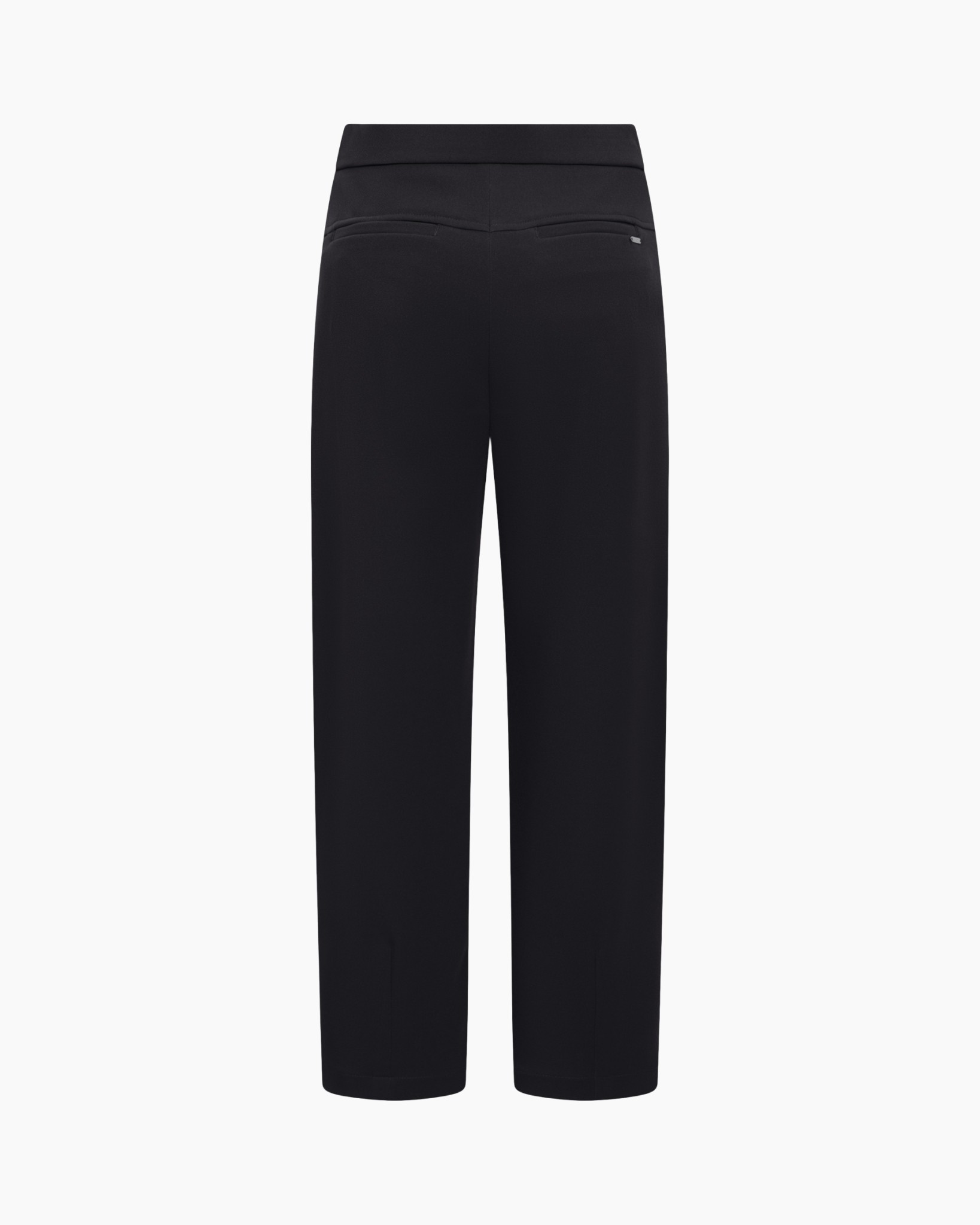 broeken, broek, zwart, hoog taille, stretch