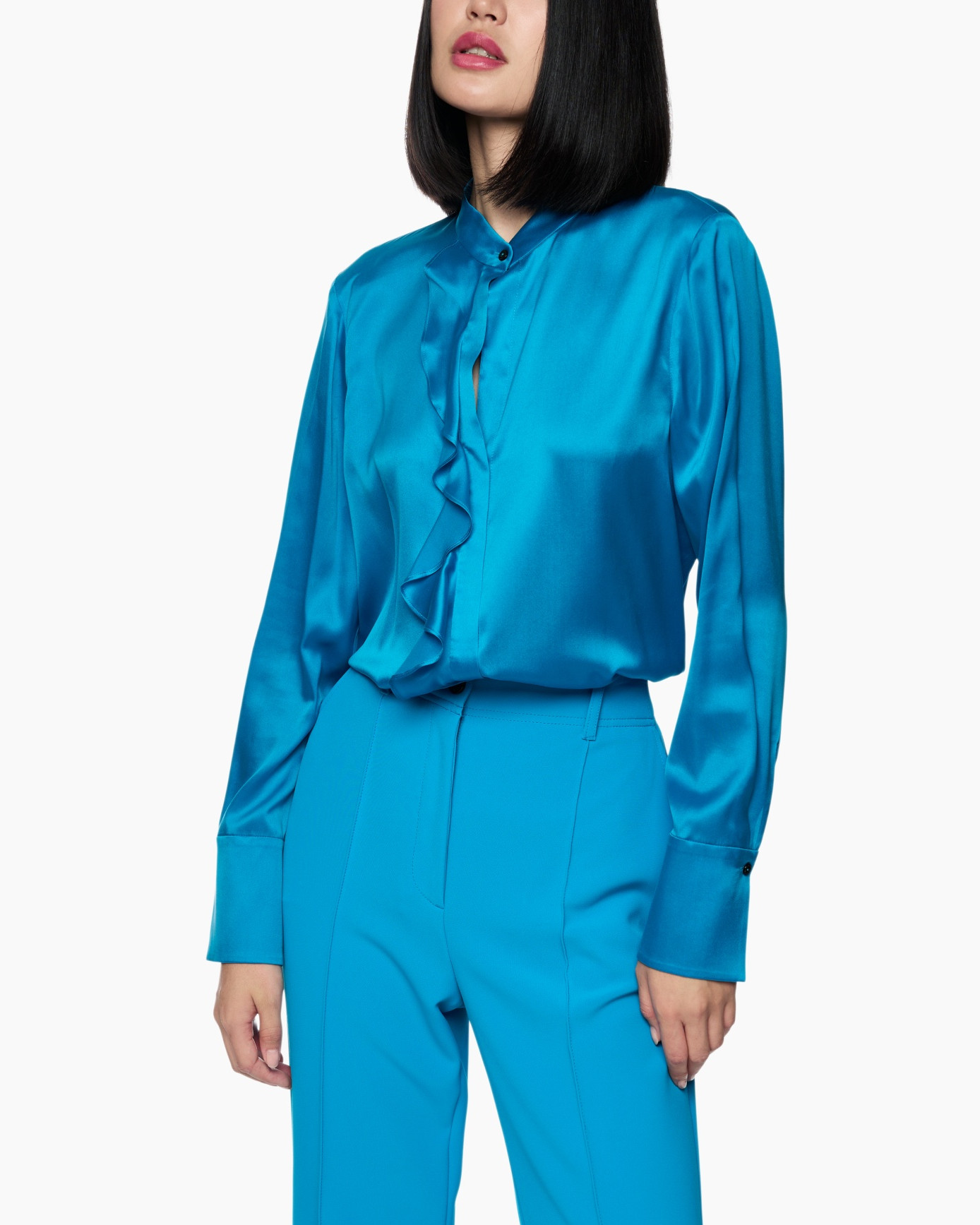 Blouse Zc 51.24 W78 turquoise