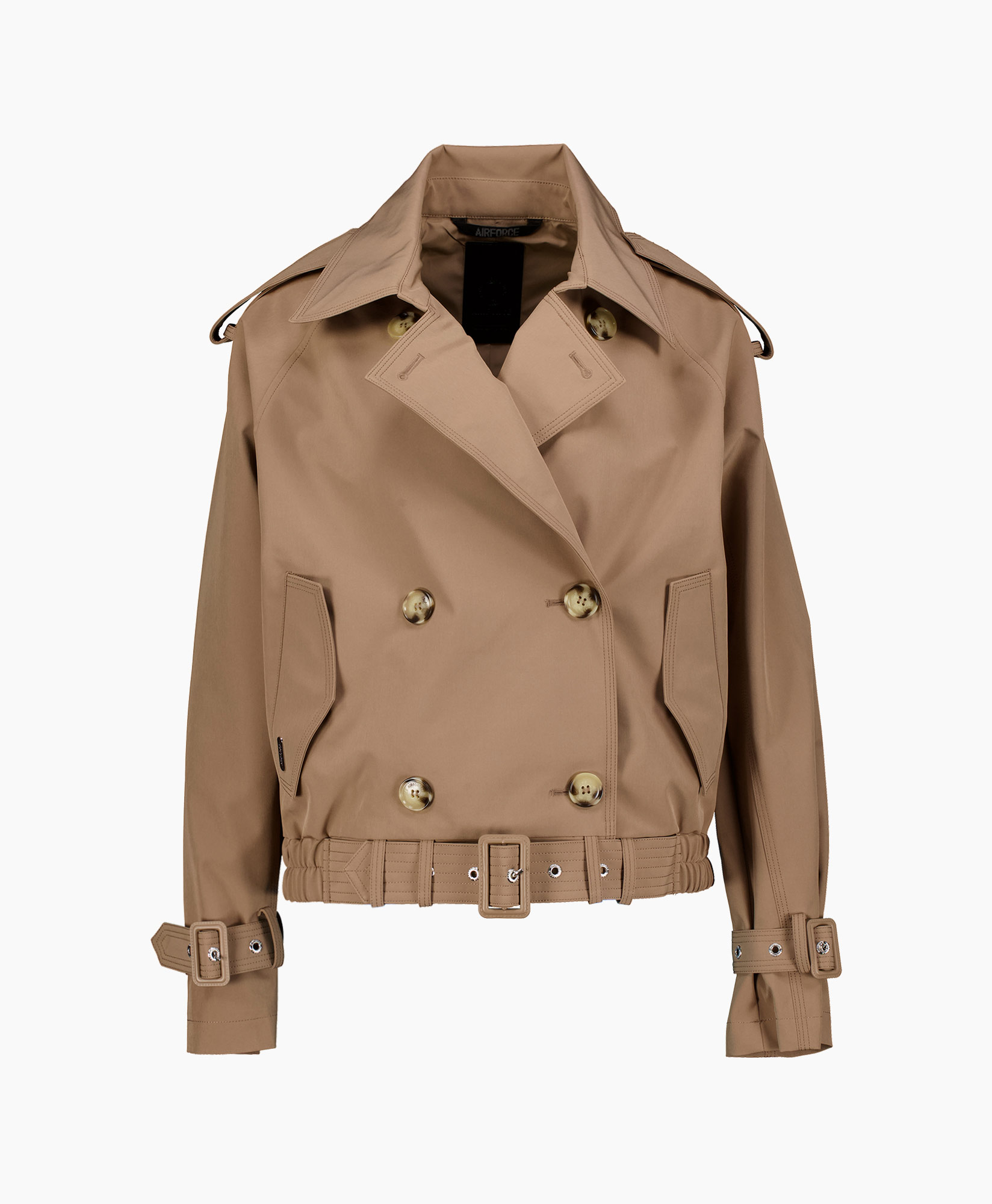 Jack Cropped Trenchcoat Bruin