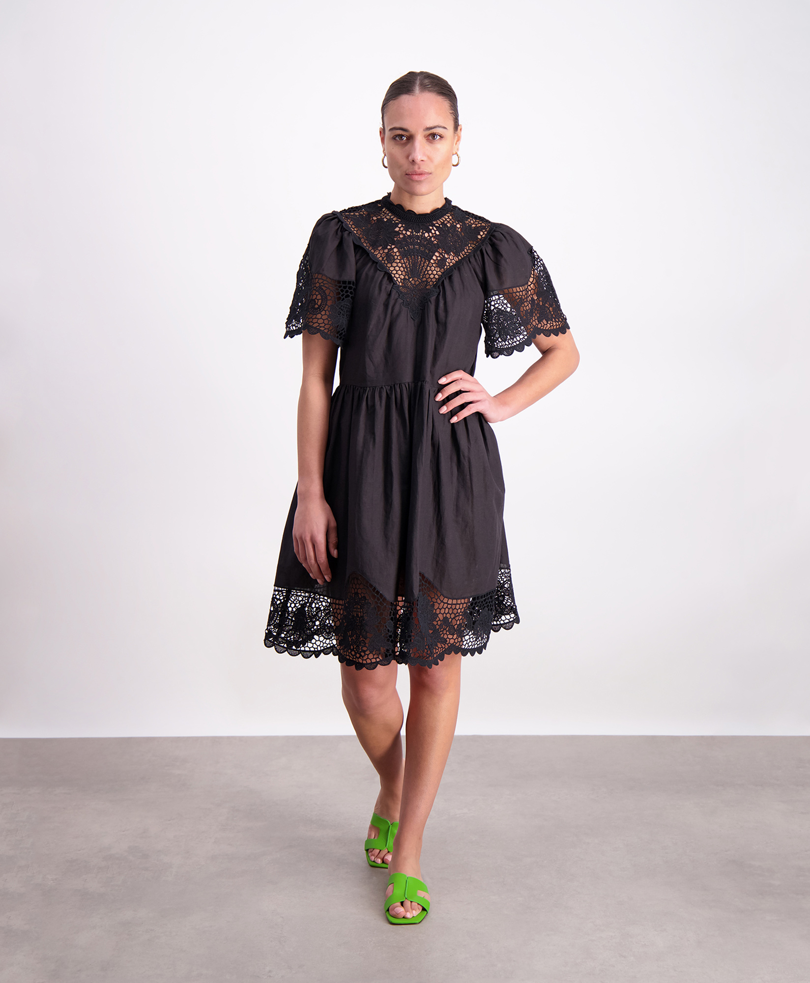 Ulla Johnson Jurk Tallulah Zwart