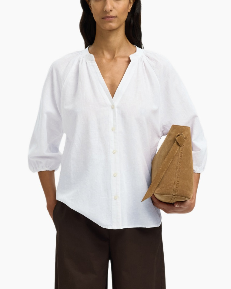 Blouse, Shirt, Linnen, Persoon, Vrouw