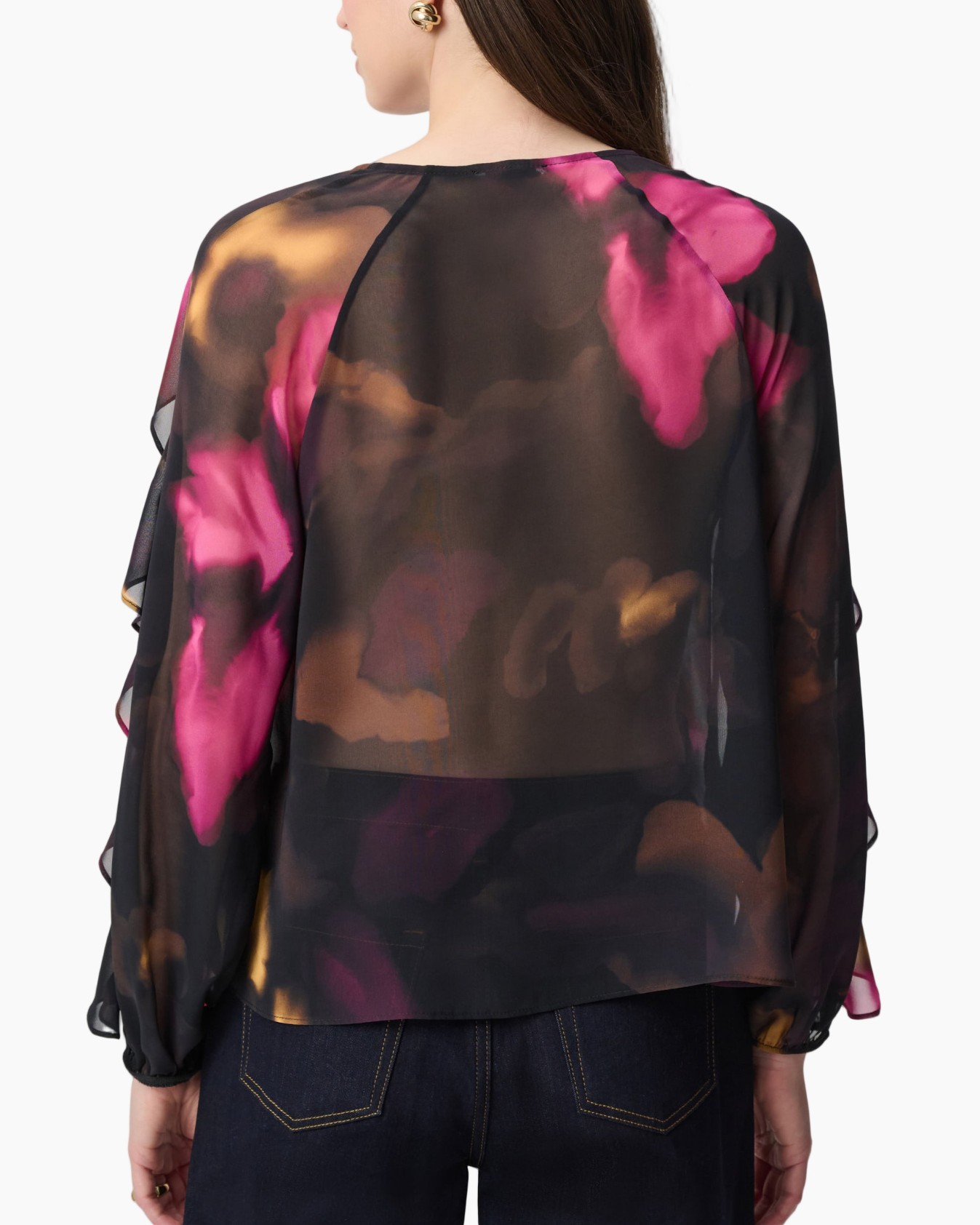 blouse, doorscher, bloes, doorsch, multicolor