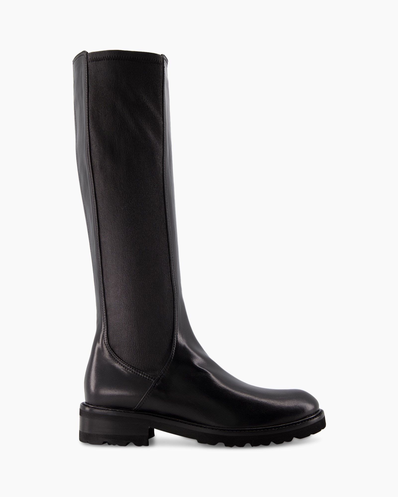 Lange Laars Stivale Stretch Zwart