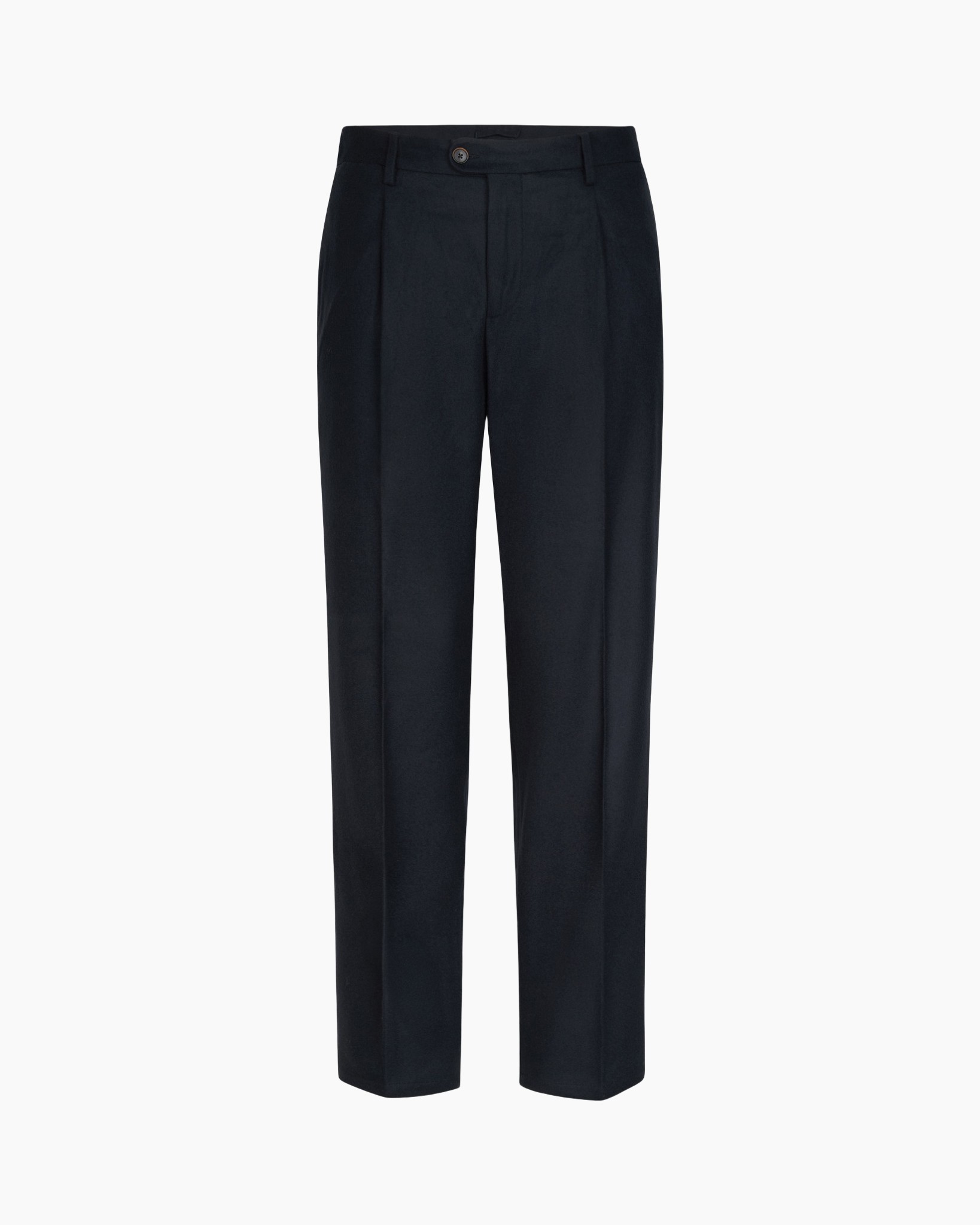 broek, broeken, marineblauw, wijdte, plooien