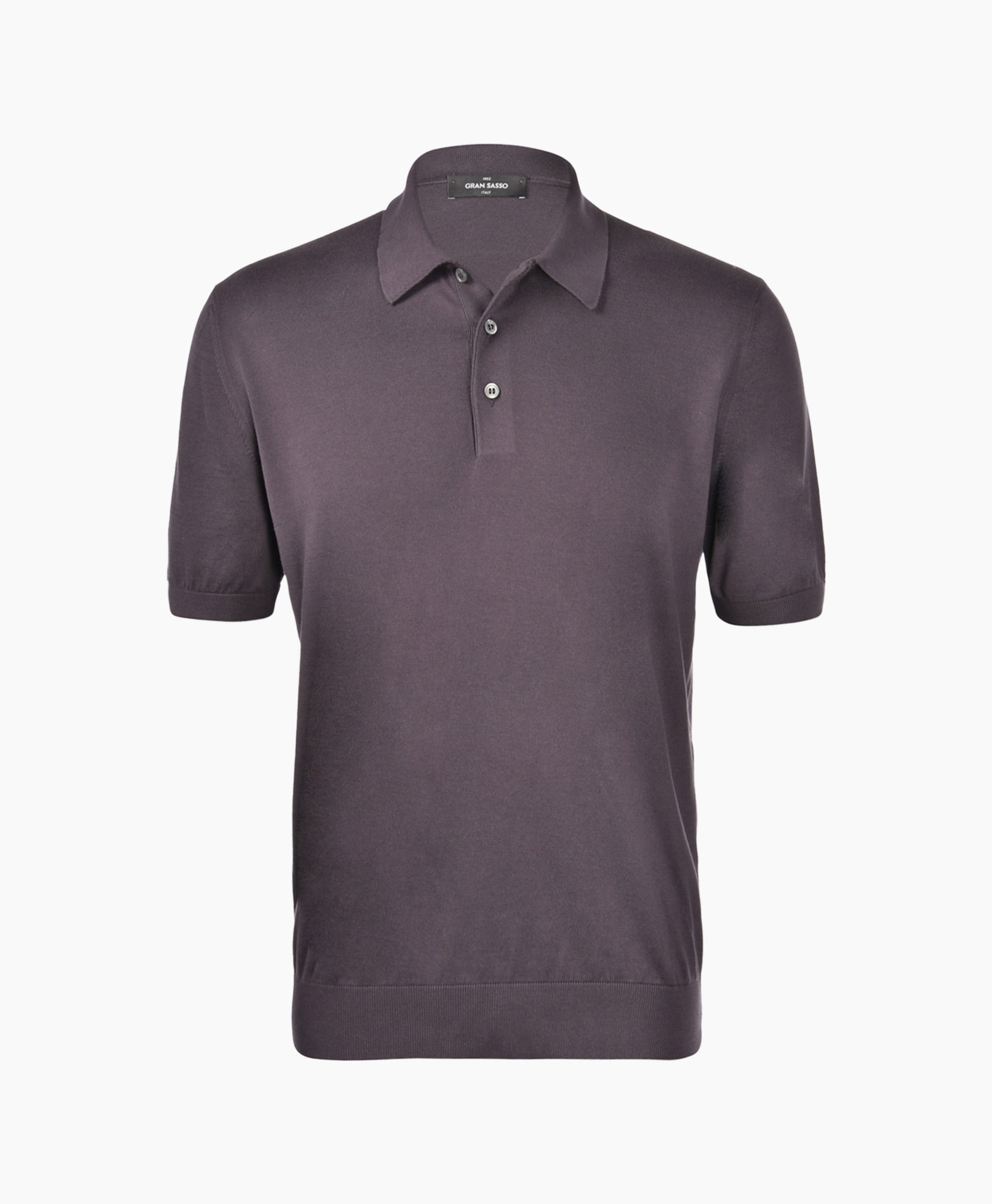 Polo Polo Knitted 'suvin' Katoen Antraciet