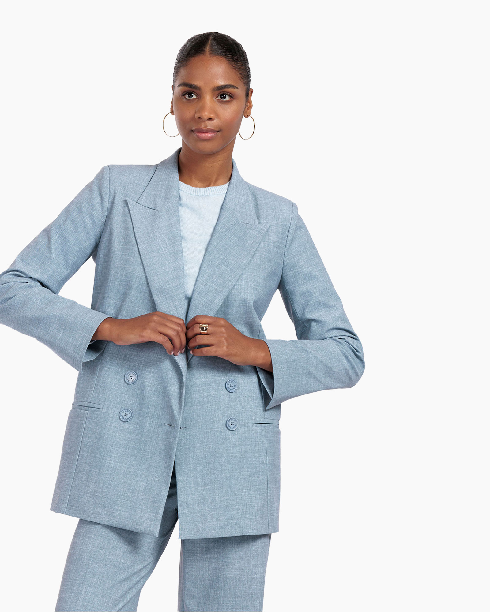 Blazer Blossom Melee Blazer Grijs