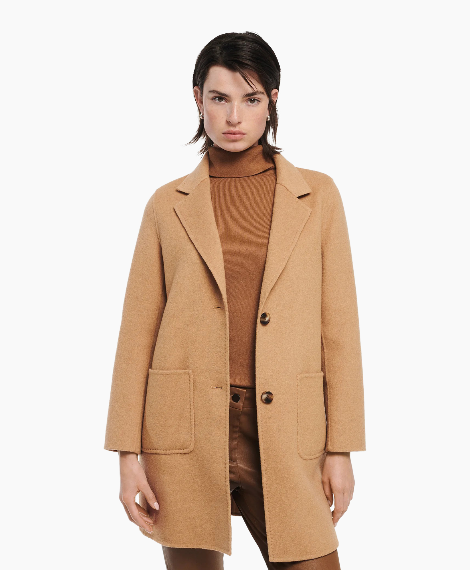 Jack Moya Wool Blend Cognac