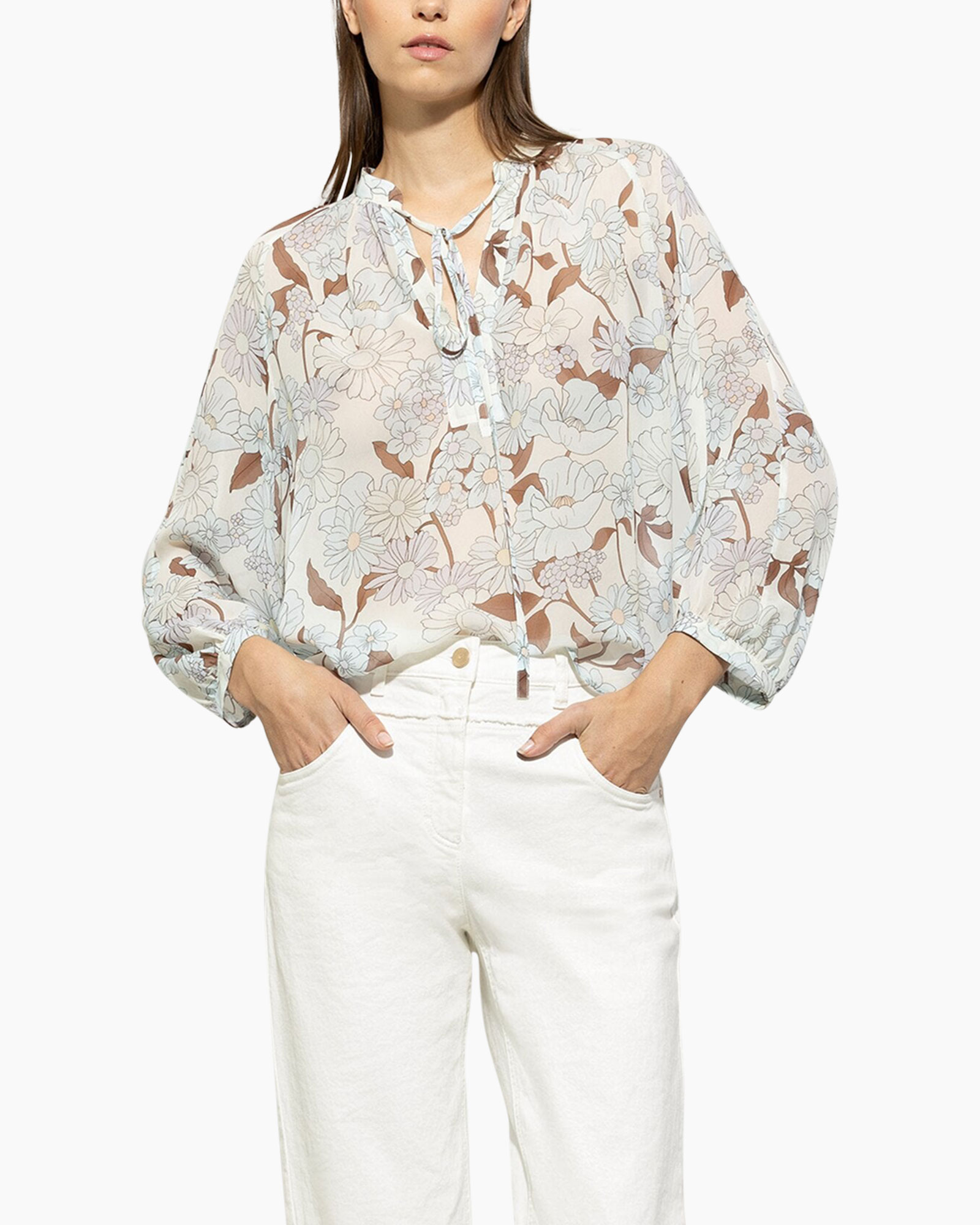 Blouse 218527/3740-13 Beige