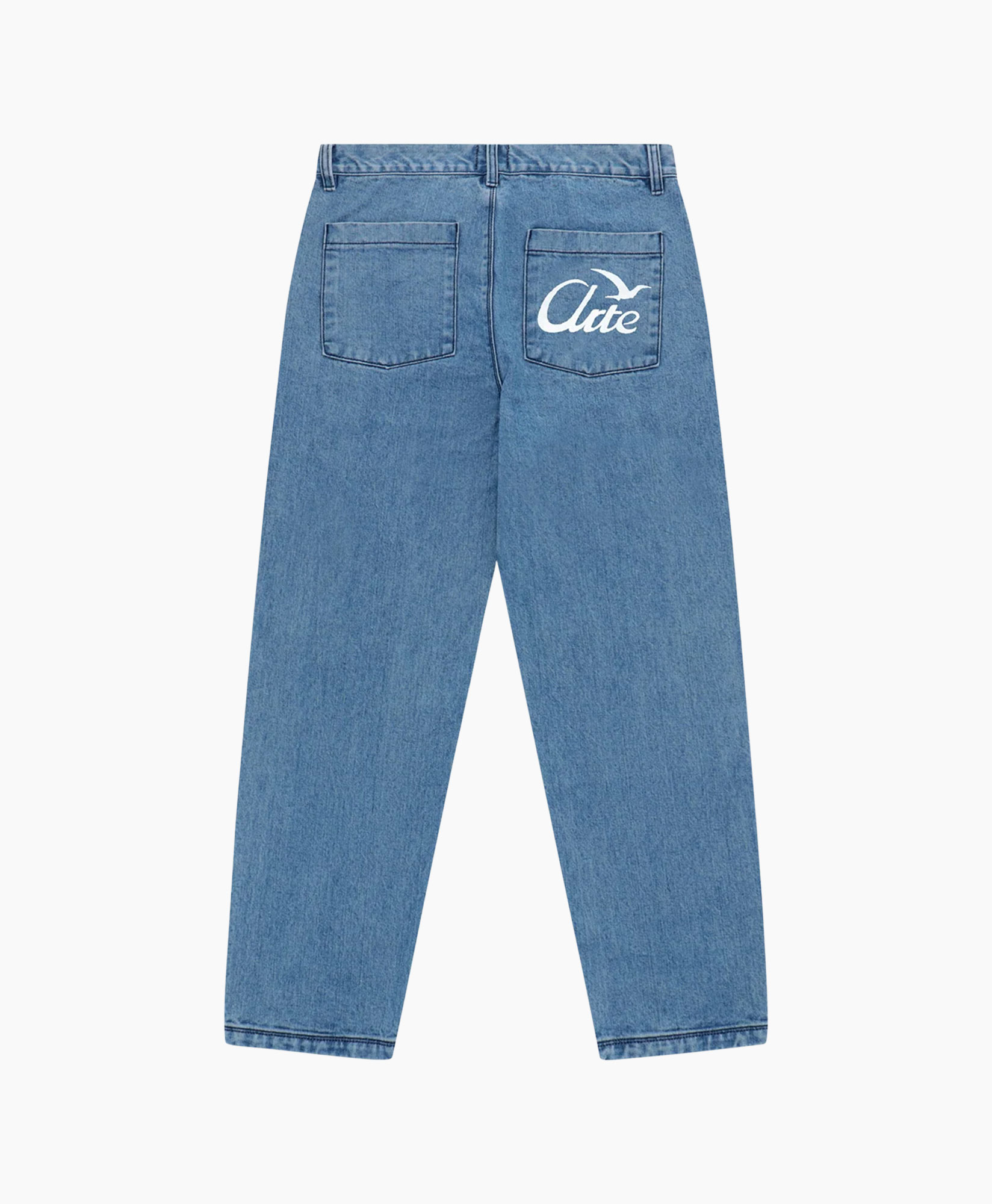 Jeans Denim Logo Bird Pants Zwart