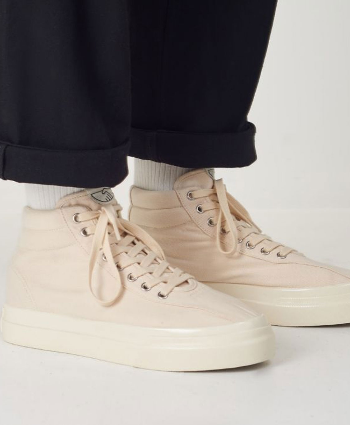 Stepney Workers Club Sneaker Varden Canvas Ecru