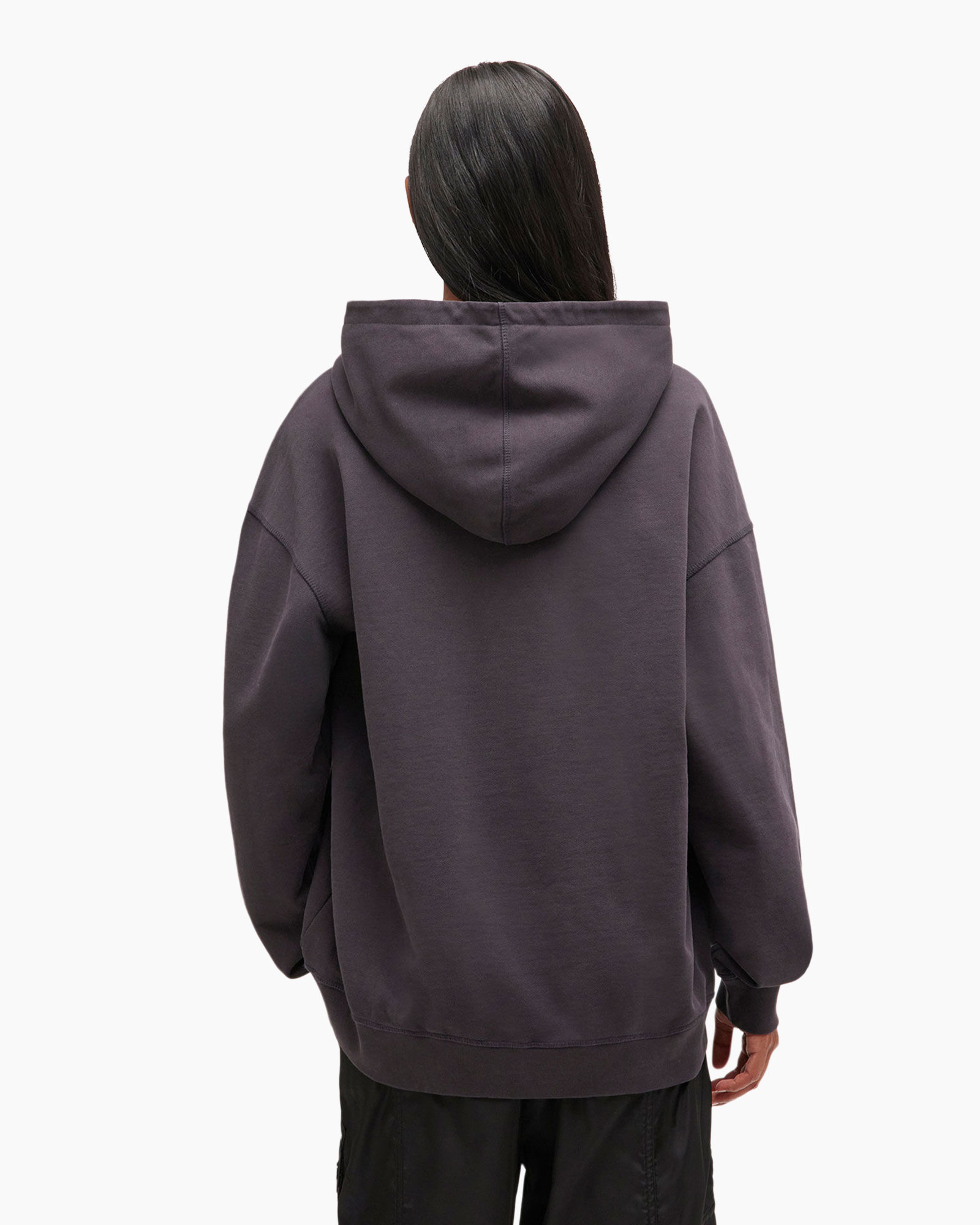Hoodie Isoli Oversized Donker Grijs
