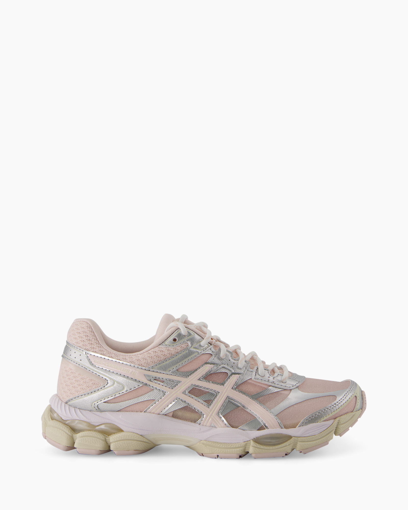 sneaker, running, mesh, stof, roze