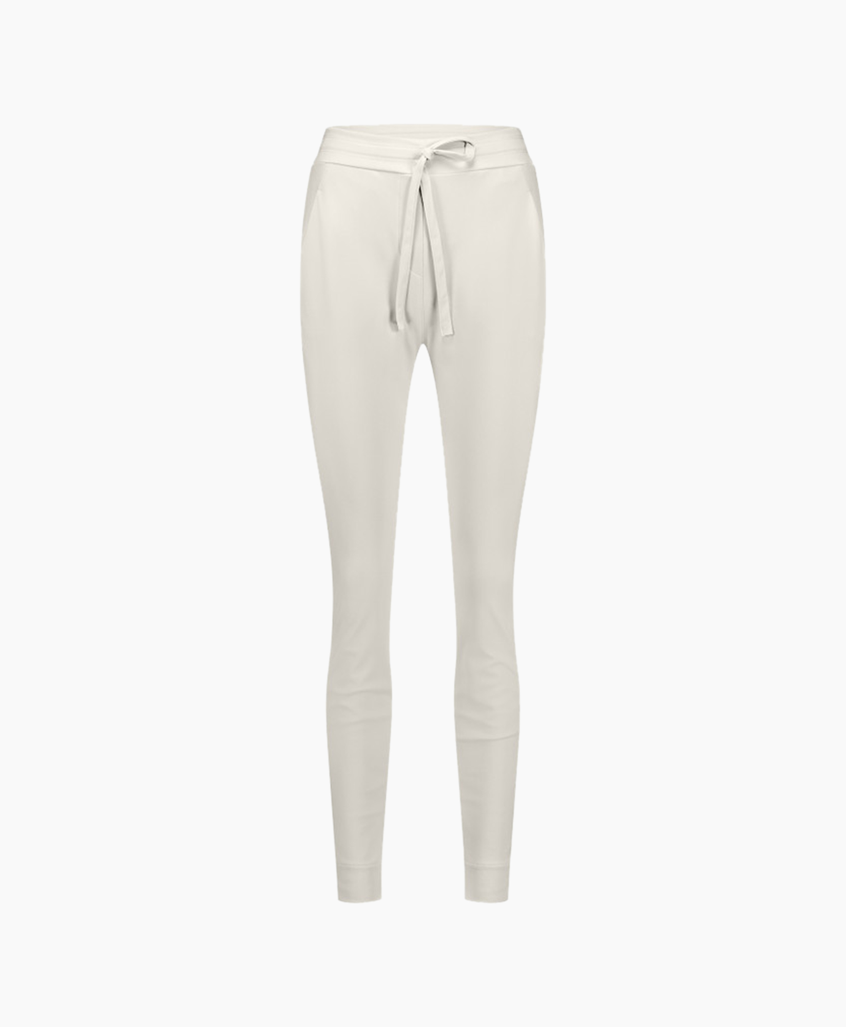 Broek Downstairs Bonded Trousers Off White
