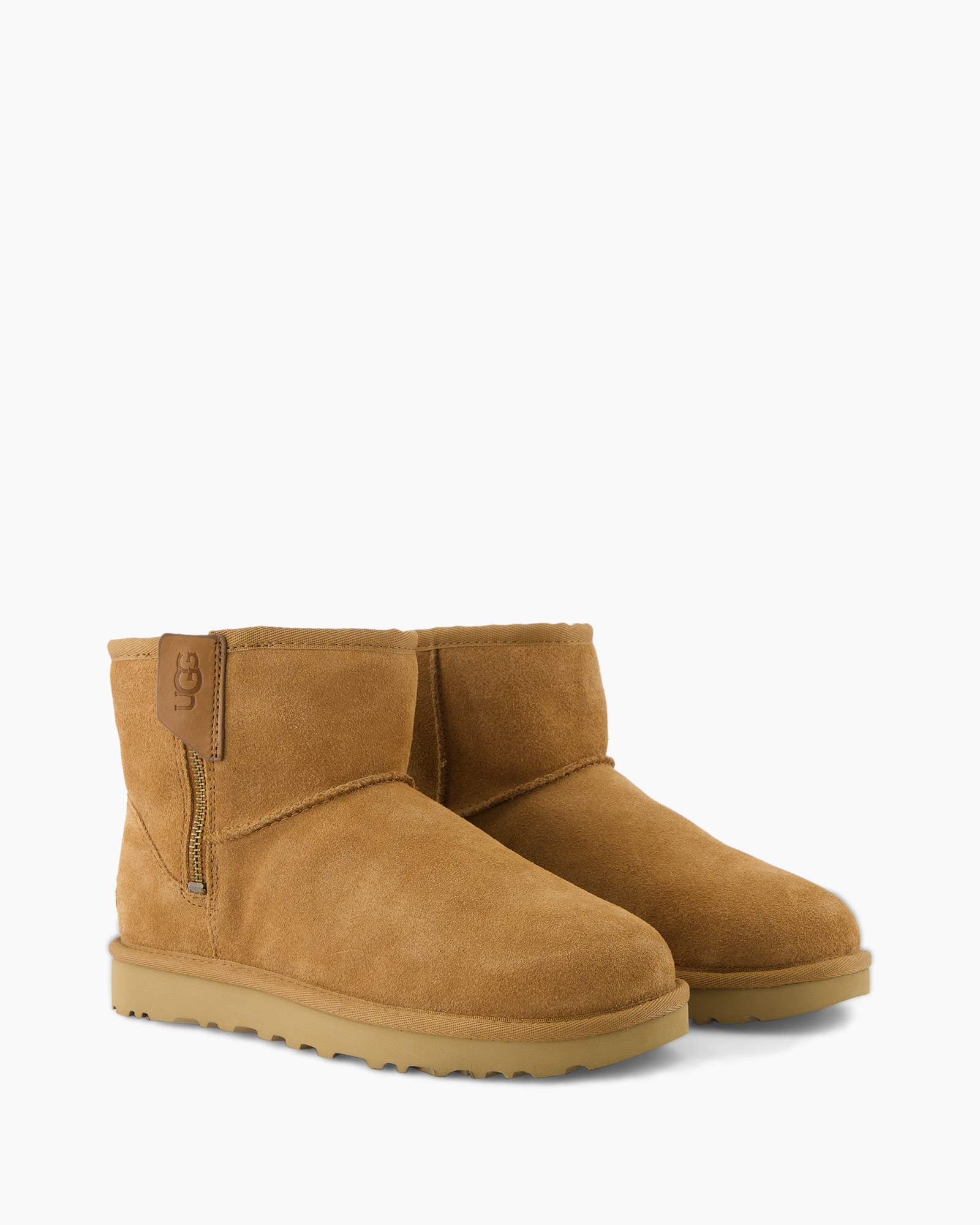 Enkellaars W Classic Mini Bailey Zip Camel