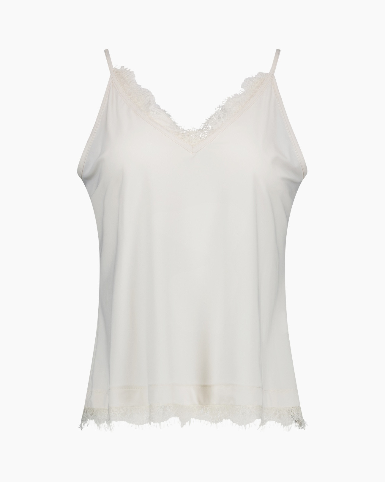 camisole, satin, lace, strappy, white