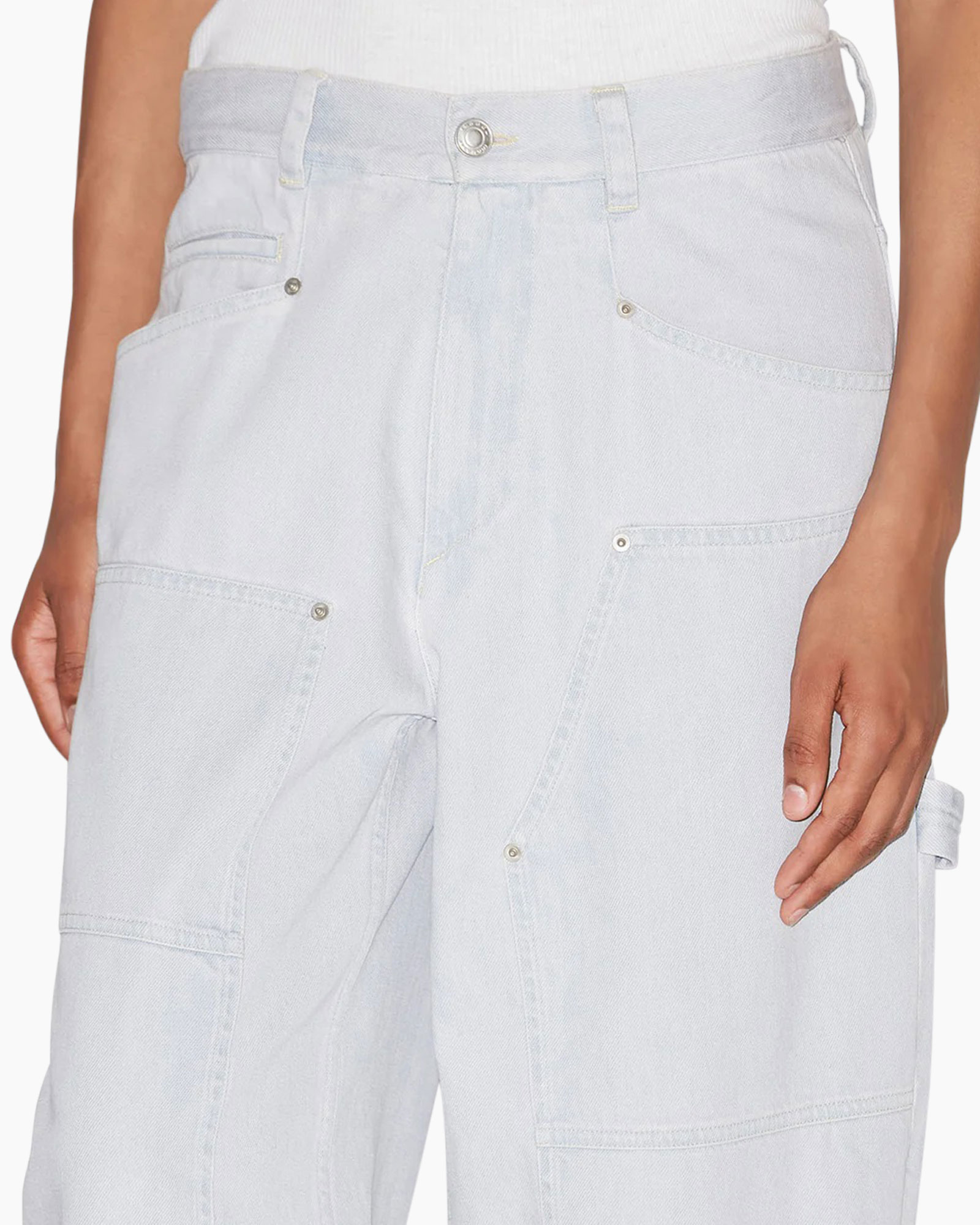 Cargobroek Ophra-gb Licht Blauw