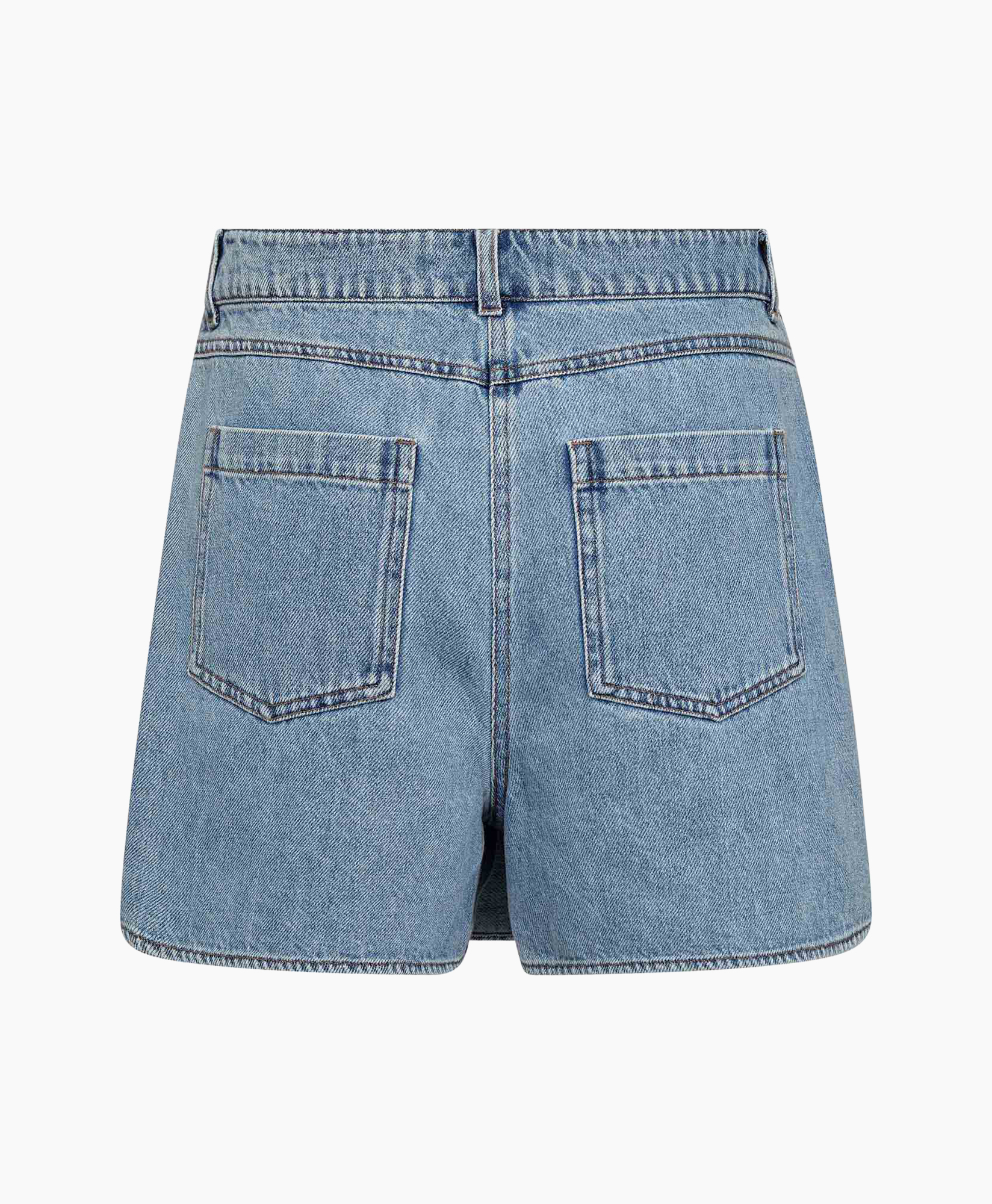 denim, rok, spijker, zak, knop