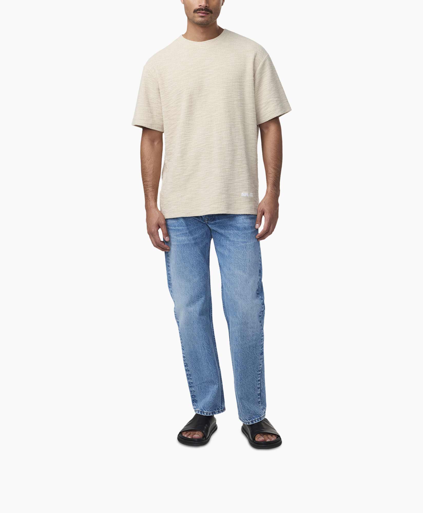 T-shirt Korte Mouw Nat Tee 3520 Ecru