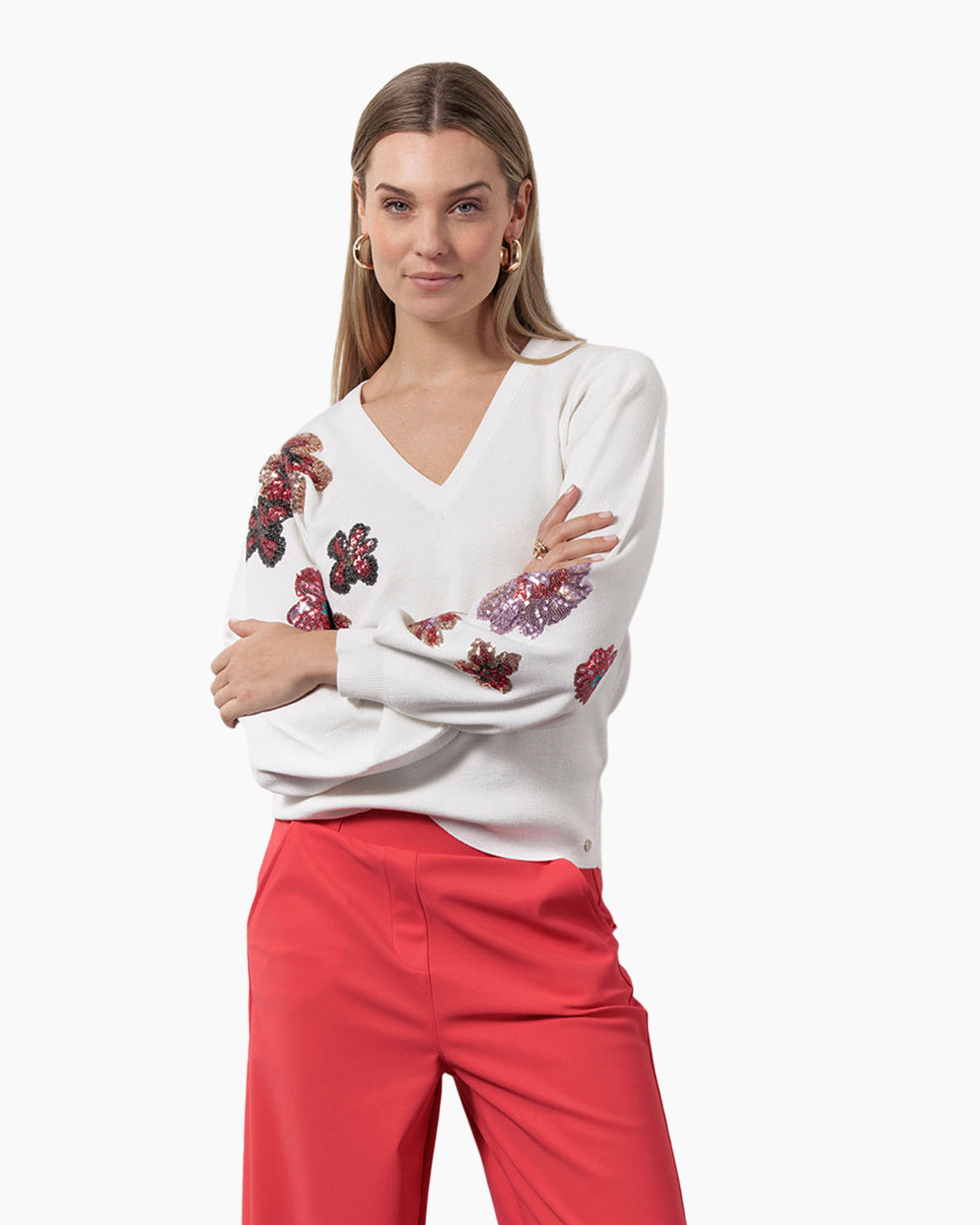 Pullover Hilan Ecru