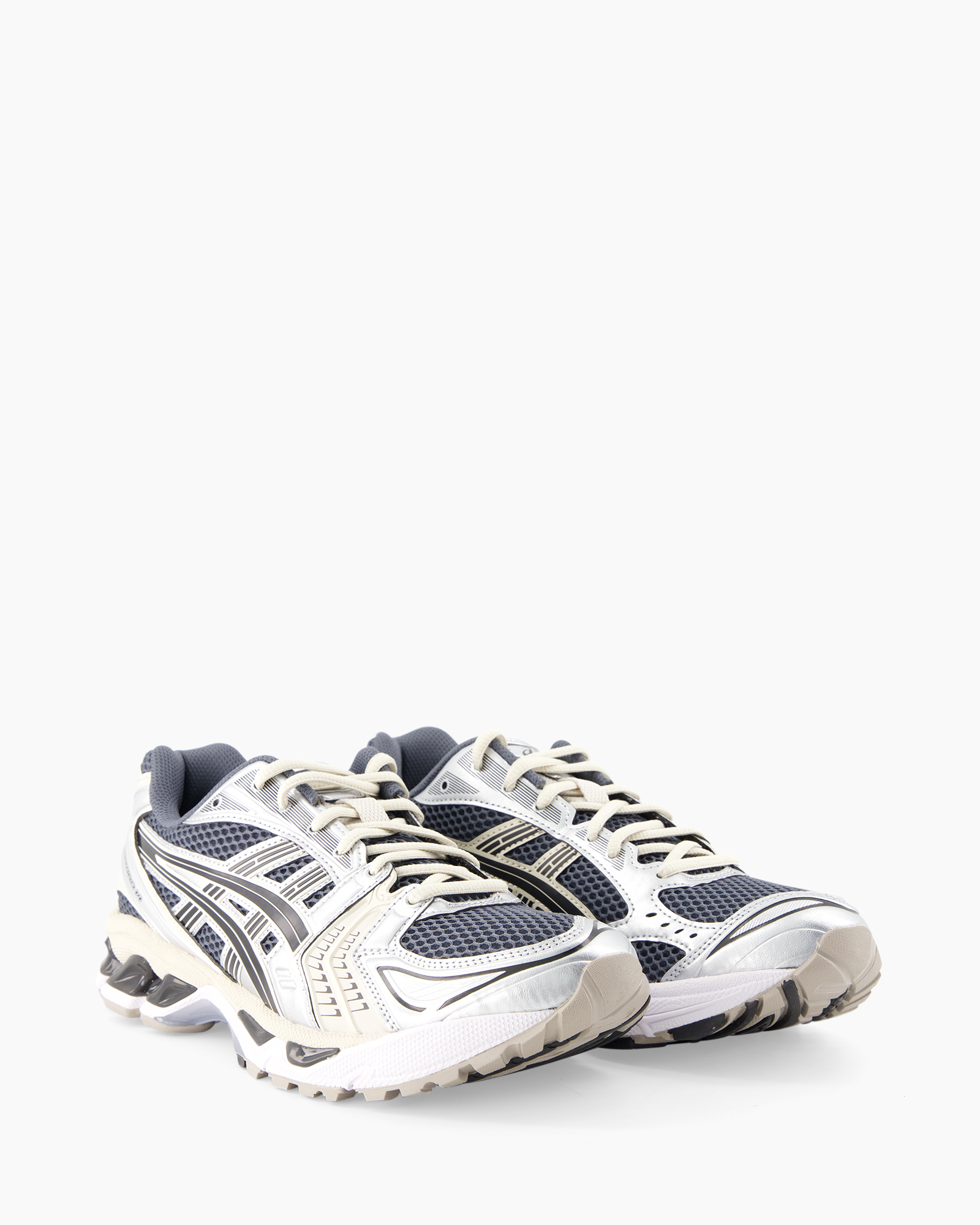 sneaker, hardloopschoenen, mesh, wit, blauwgrijs