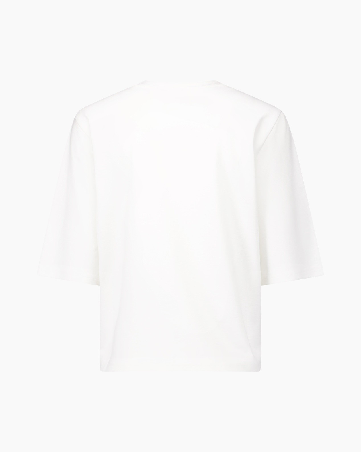 t-shirt, wit, korte mouw, tee, effen
