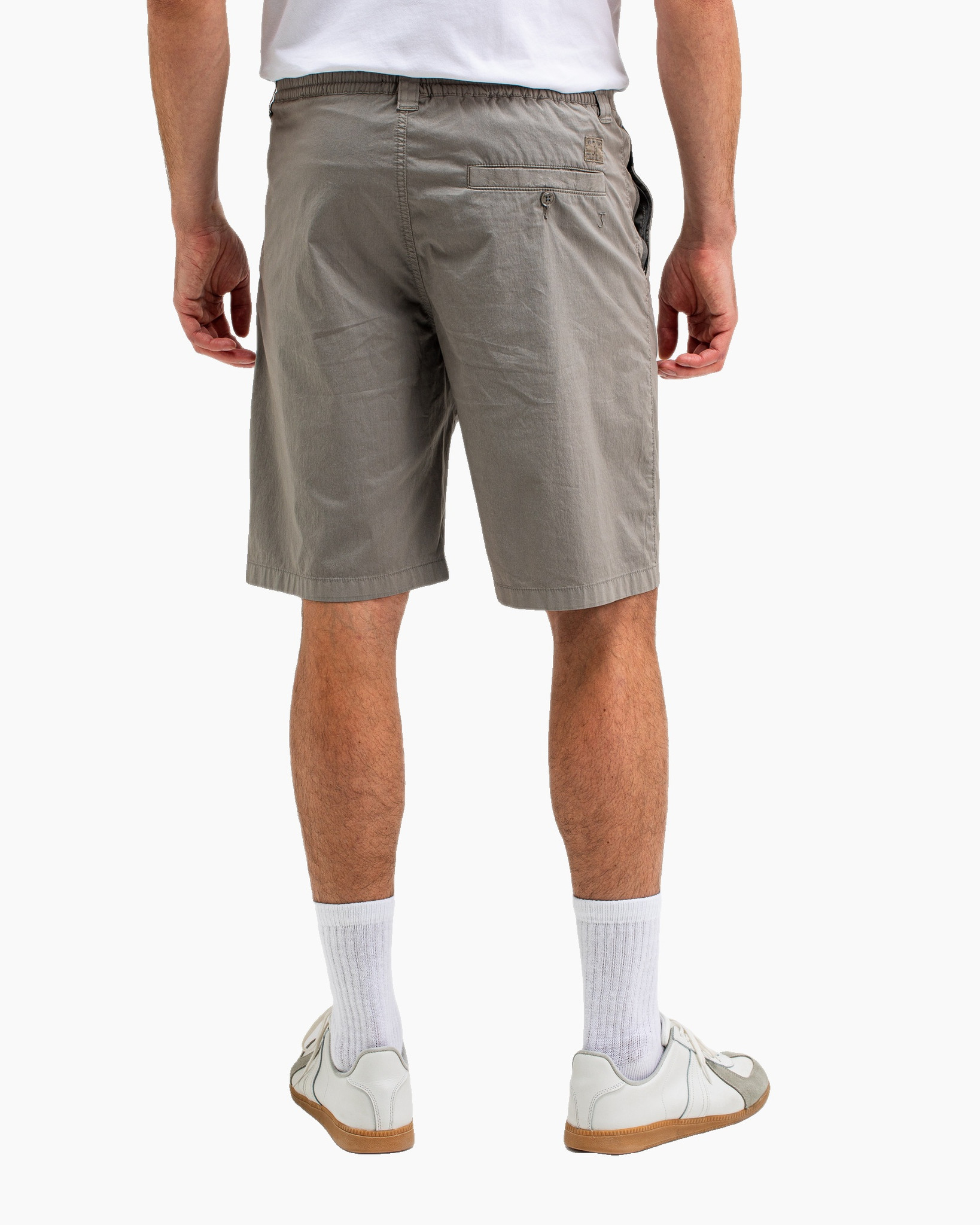 Korte Broek Tristan Chino Licht Grijs