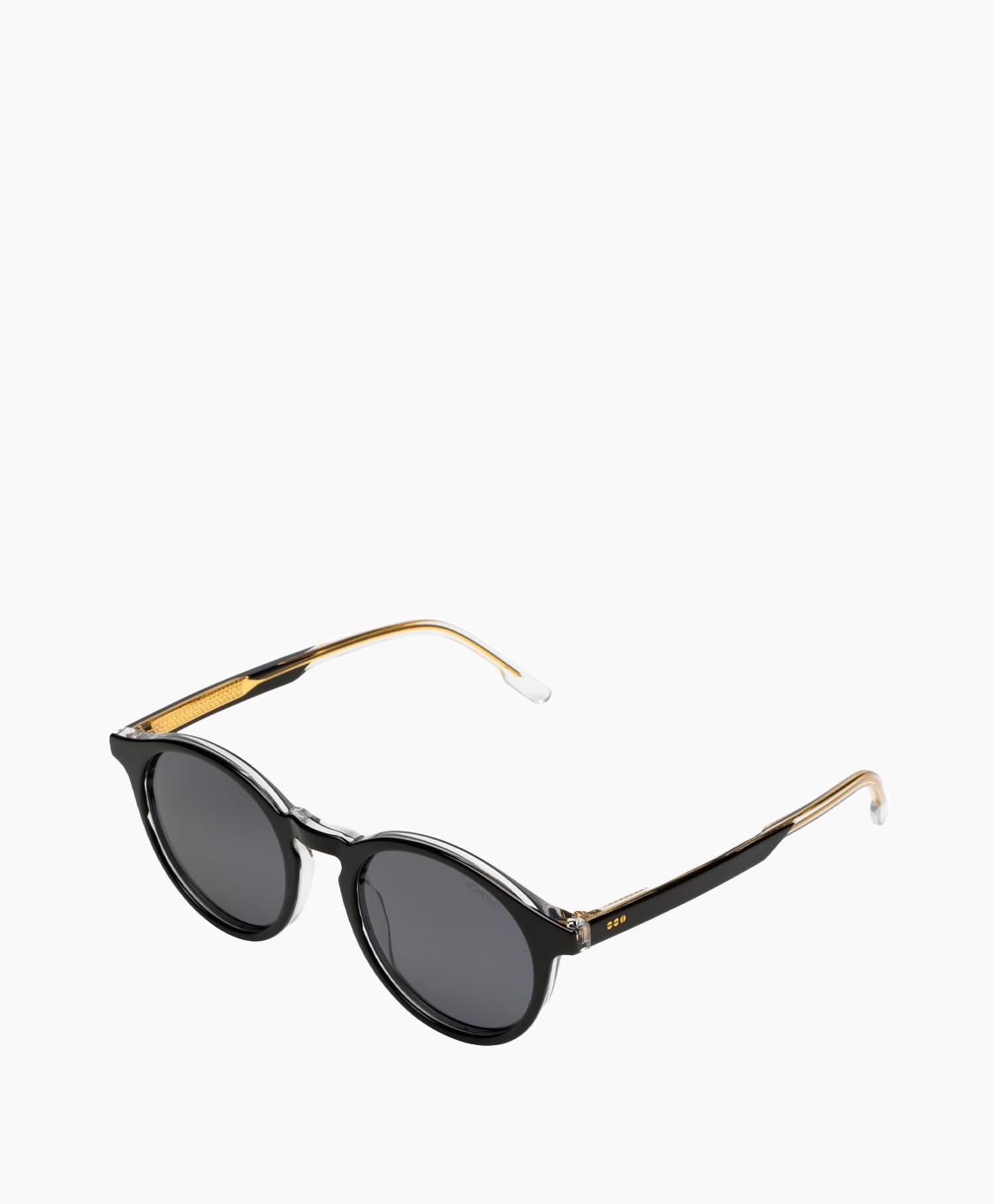 Komono Zonnebril Archie Black Clear Zwart
