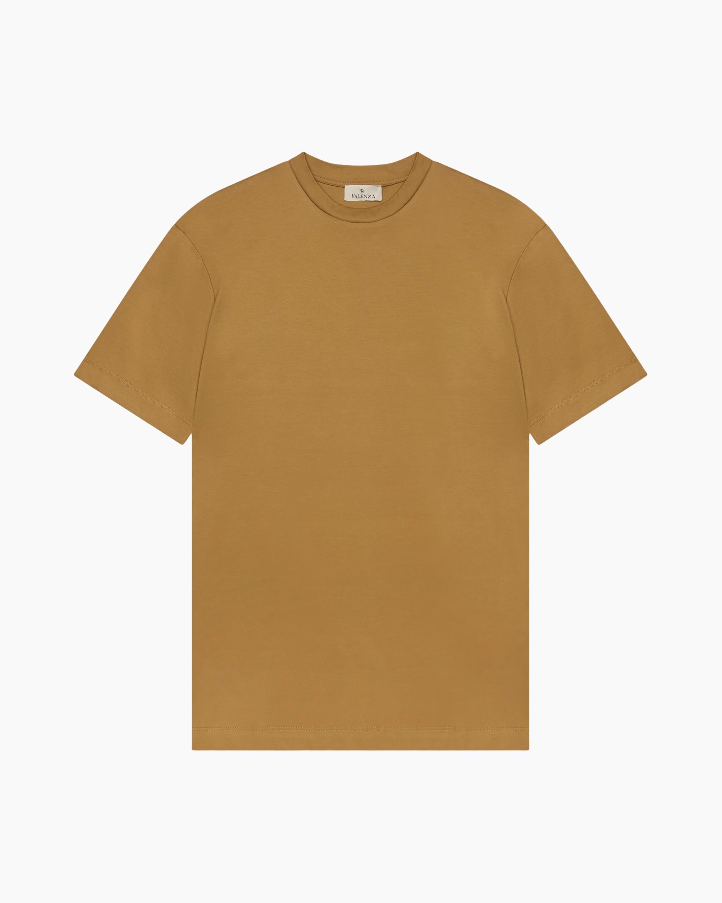 T-shirt Interlock Supima Caramel