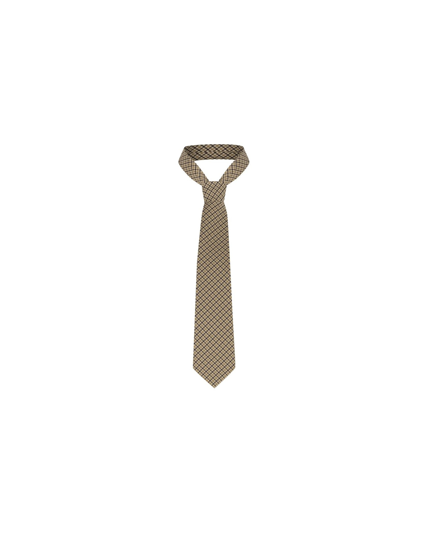 Sneaker Tie Check Beige