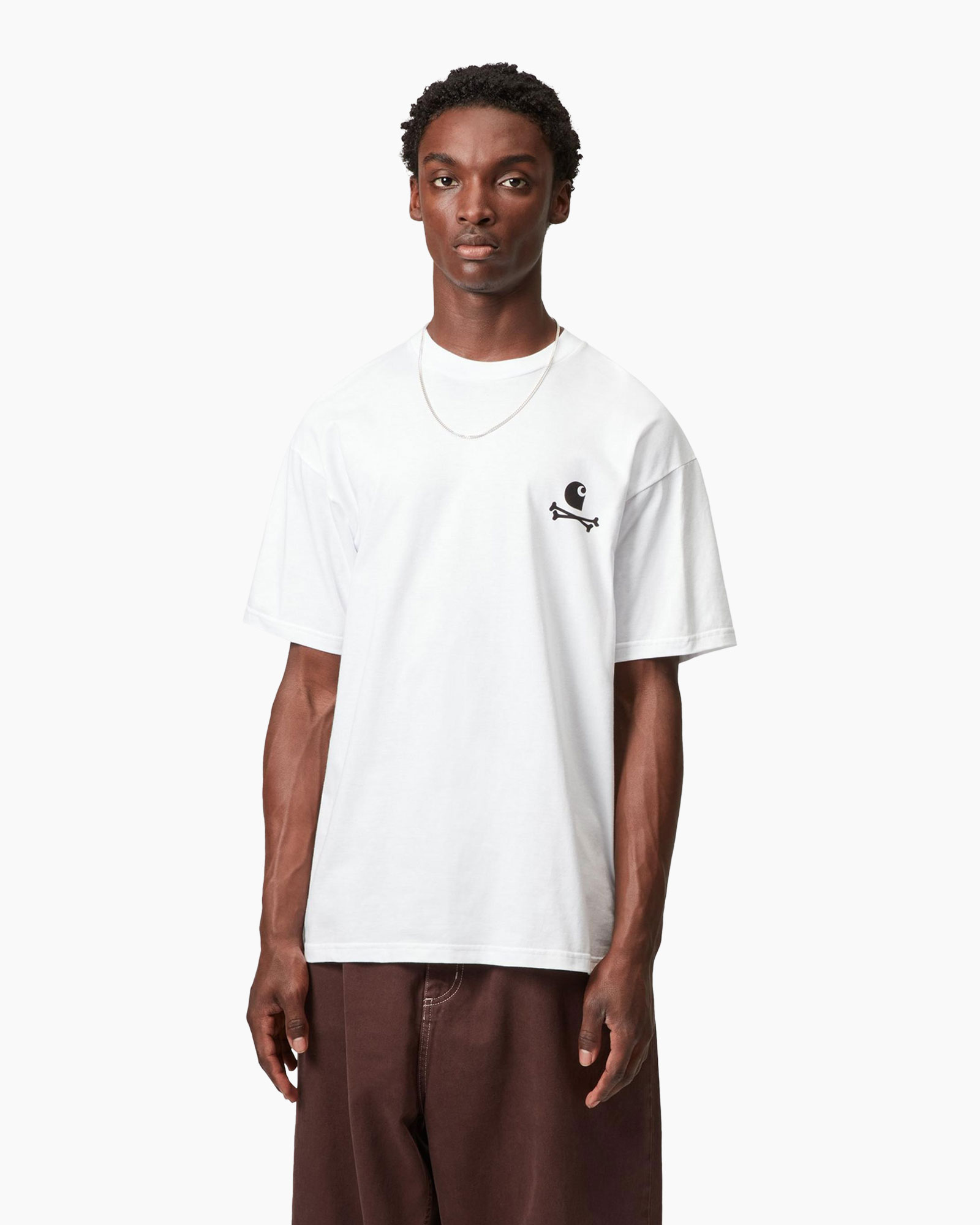 T-shirt Korte Mouw S/s C Logo Archive Wit