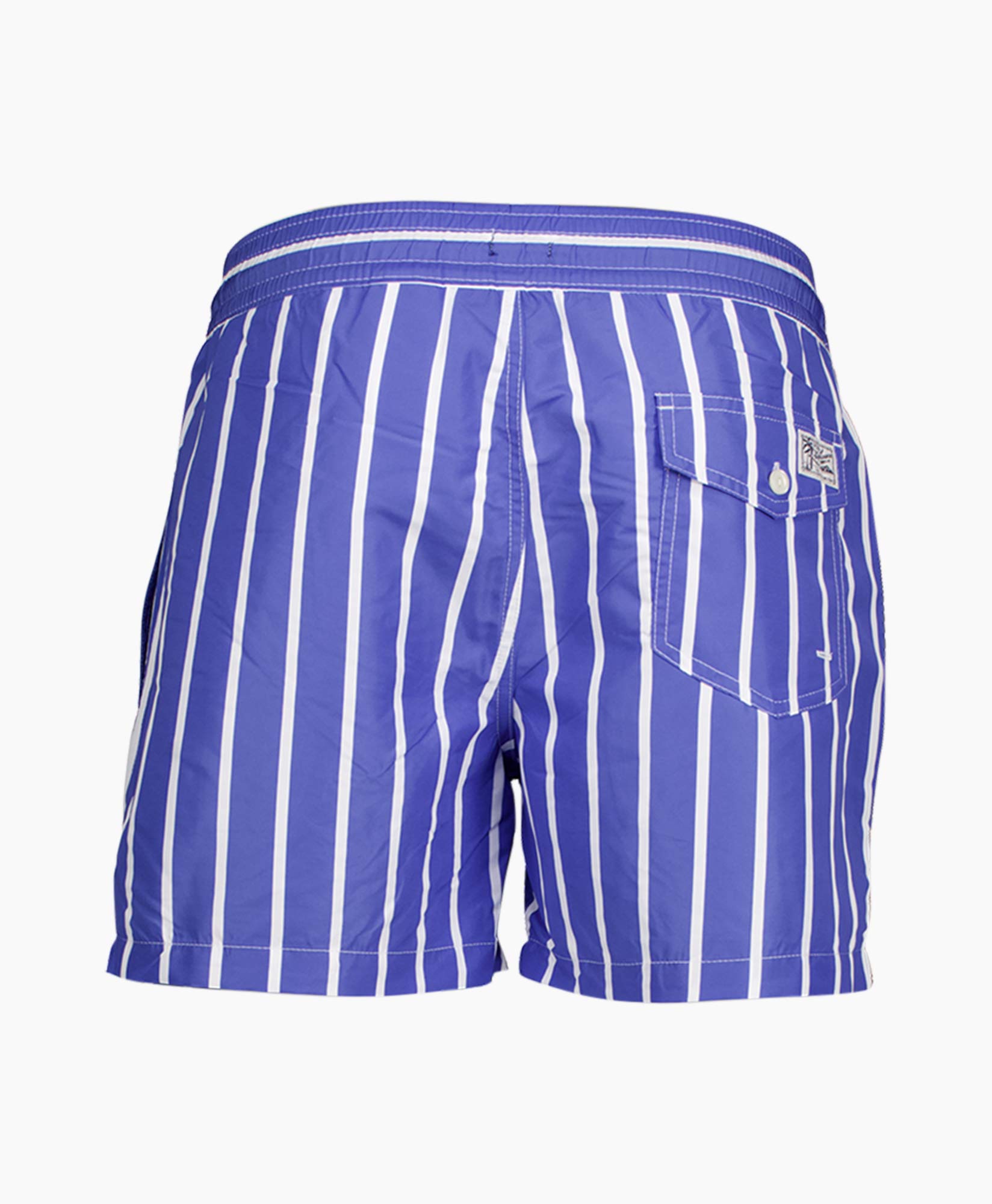 Korte Broek Mid Trunk Slftraveler Stripe Blauw