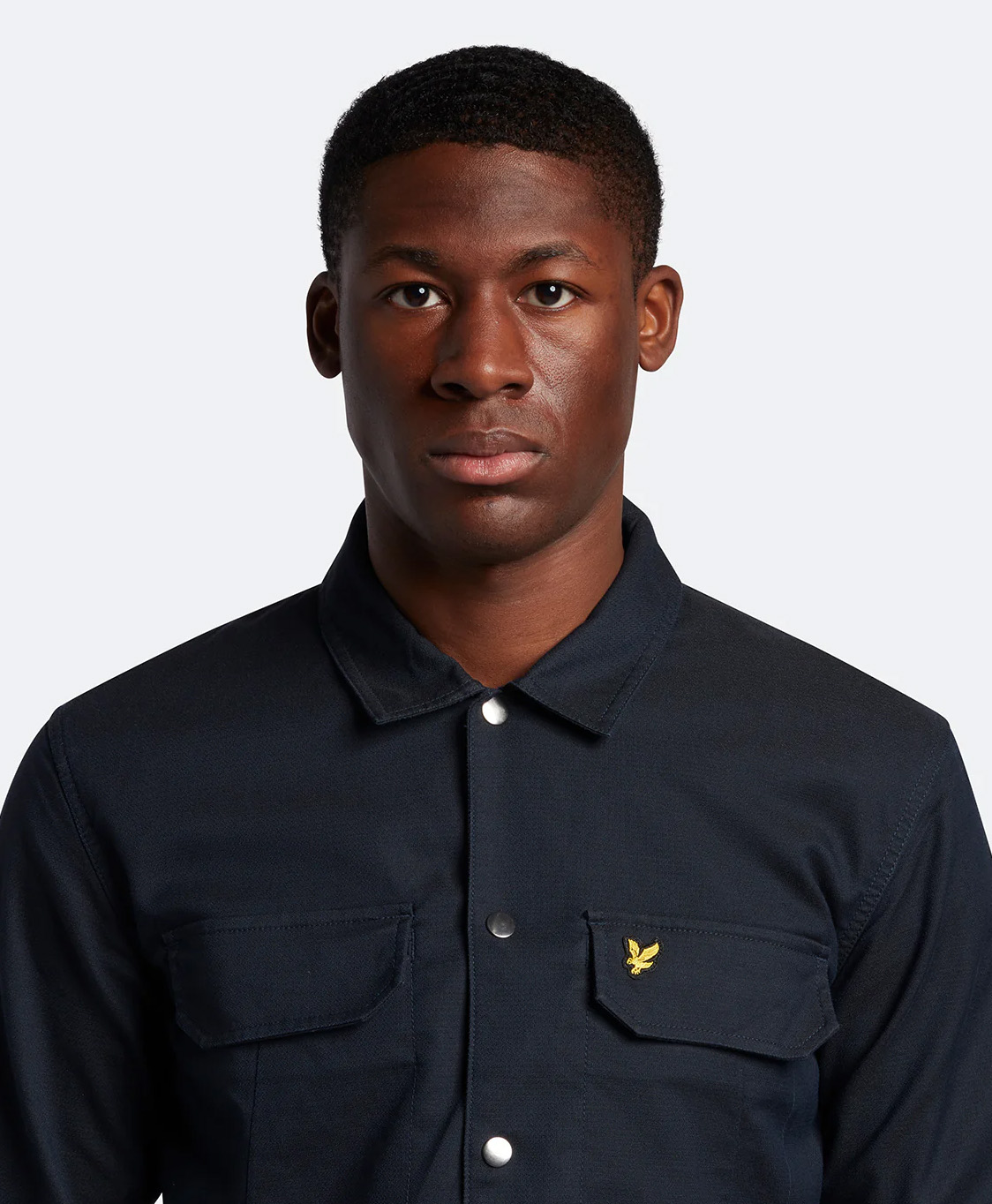 Lyle&scott Overshirt Lw1804v Donker Blauw