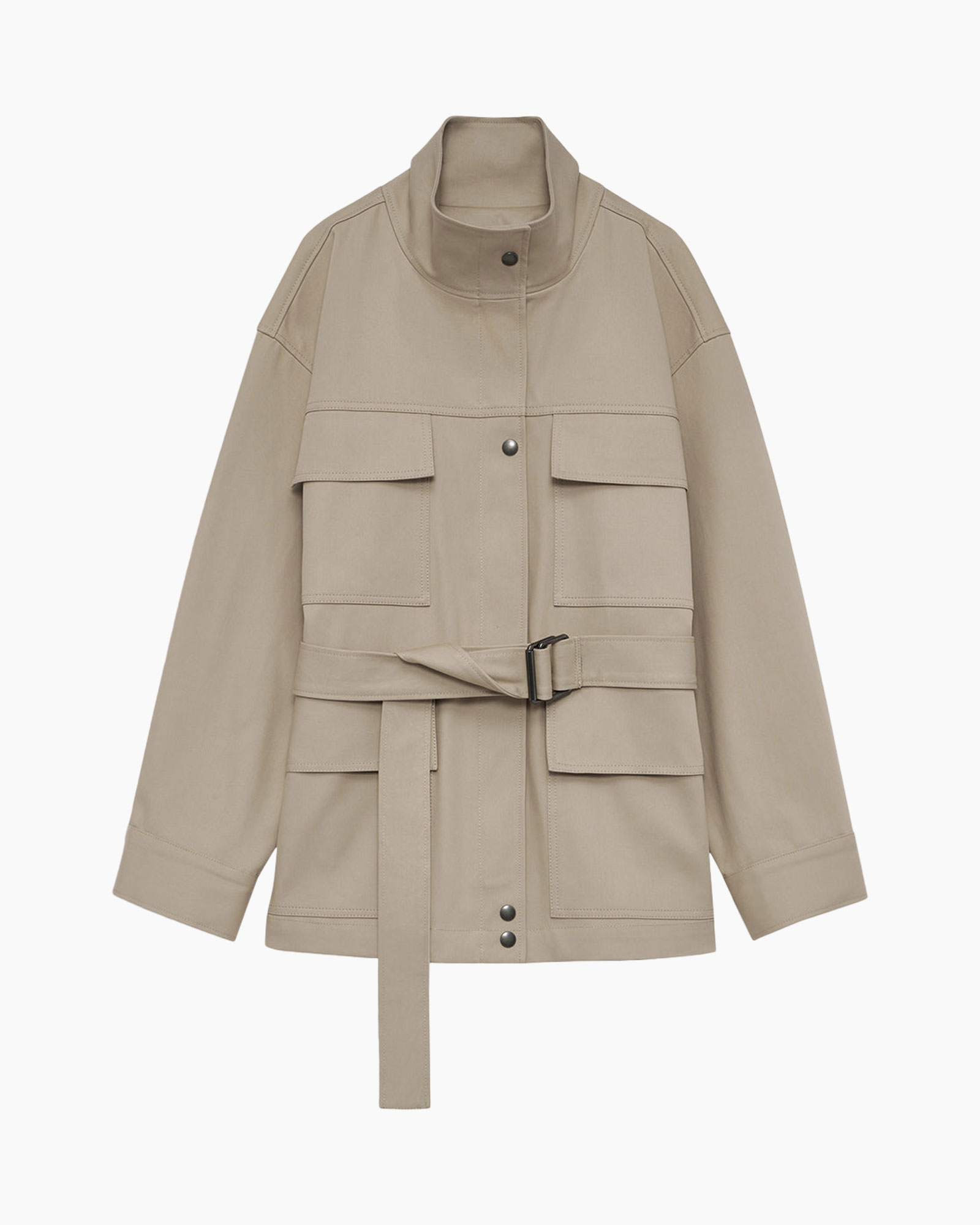 jas, jassen, beige, riempje, zakken